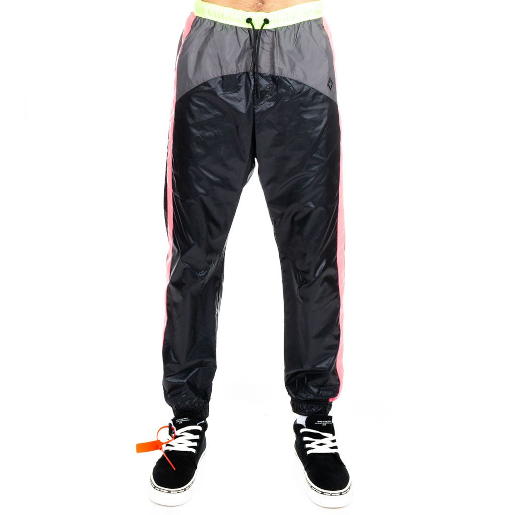 Marcelo Burlon Womens VI.SI.ONES Tape Pants Black - 1