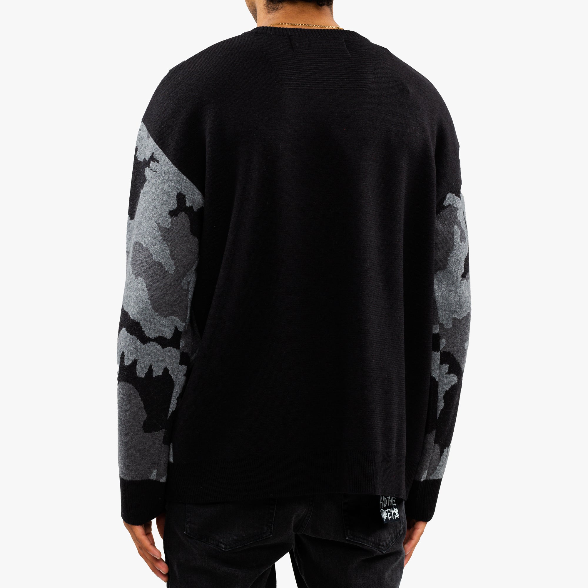 Juun.J Camouflage Knit Sweater Ash - 3