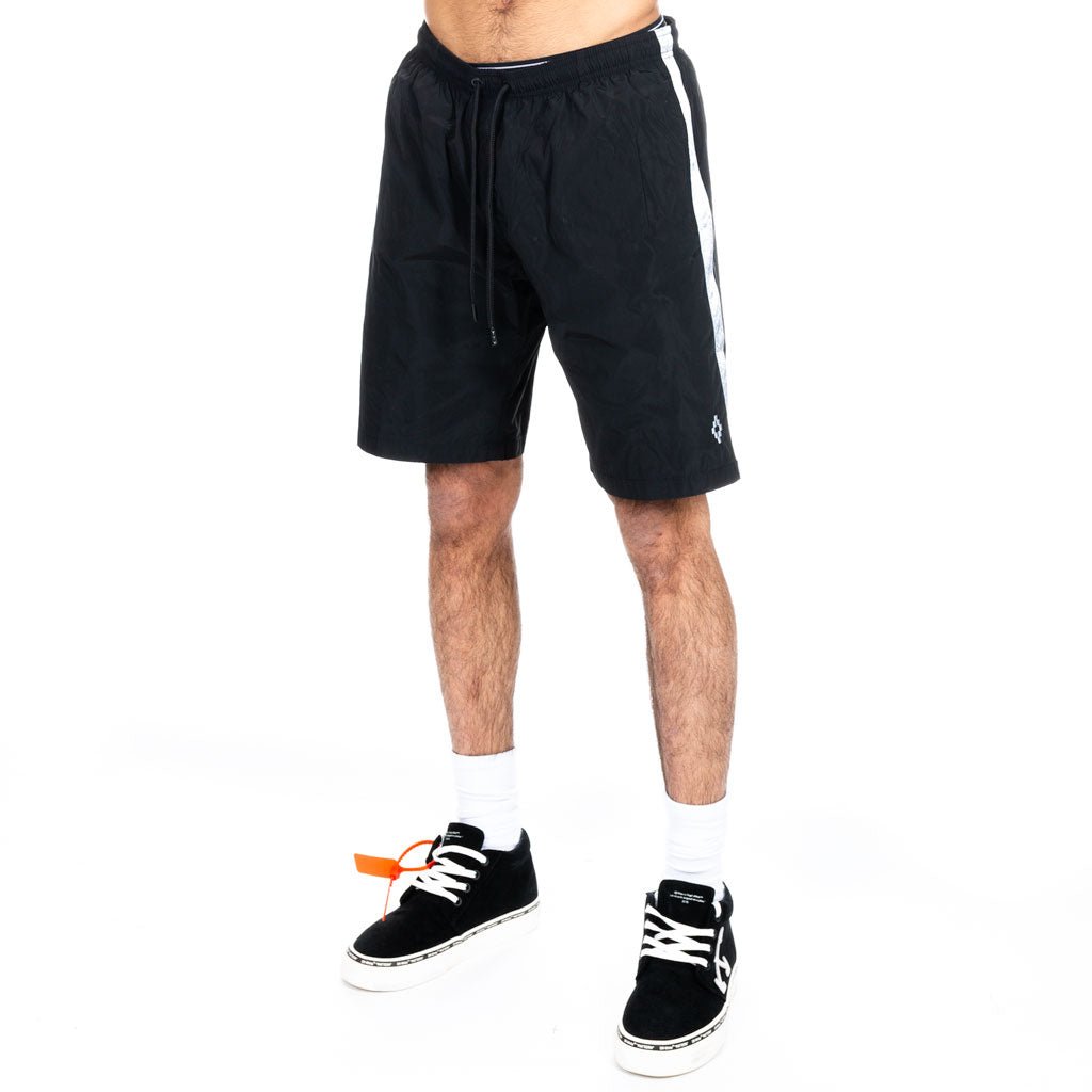 Marcelo Burlon Crosstape Boardshorts Black - 3