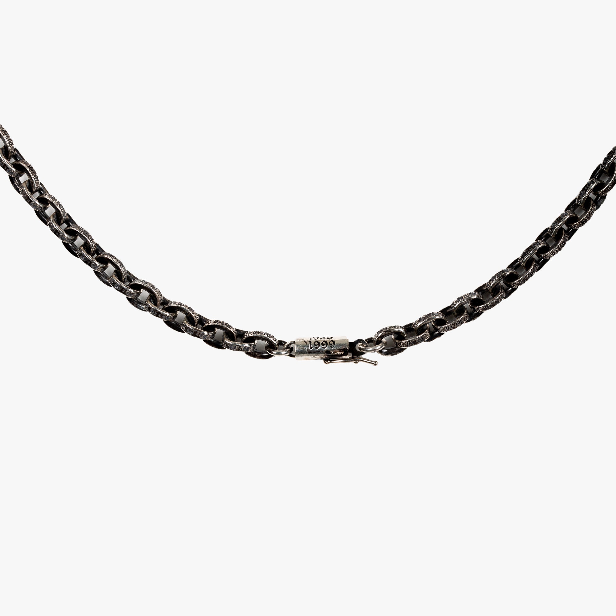 Chrome Hearts CH Paperchain Necklace SILVER - 3