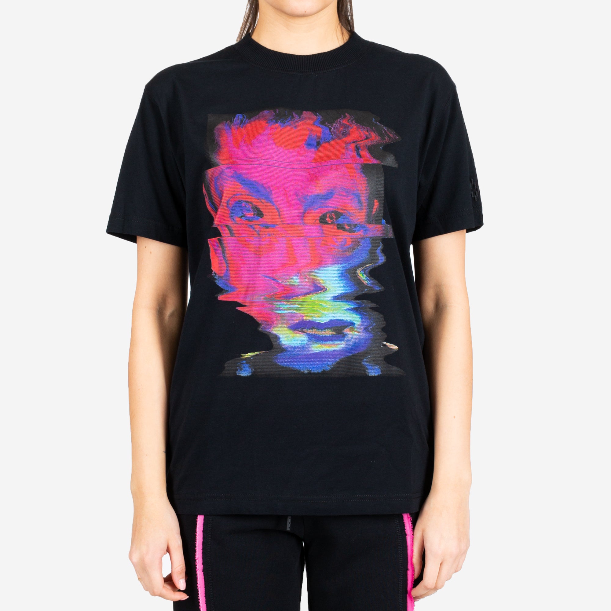 Photo of Marcelo Burlon Womens Deformed Child T-Shirt - 1
