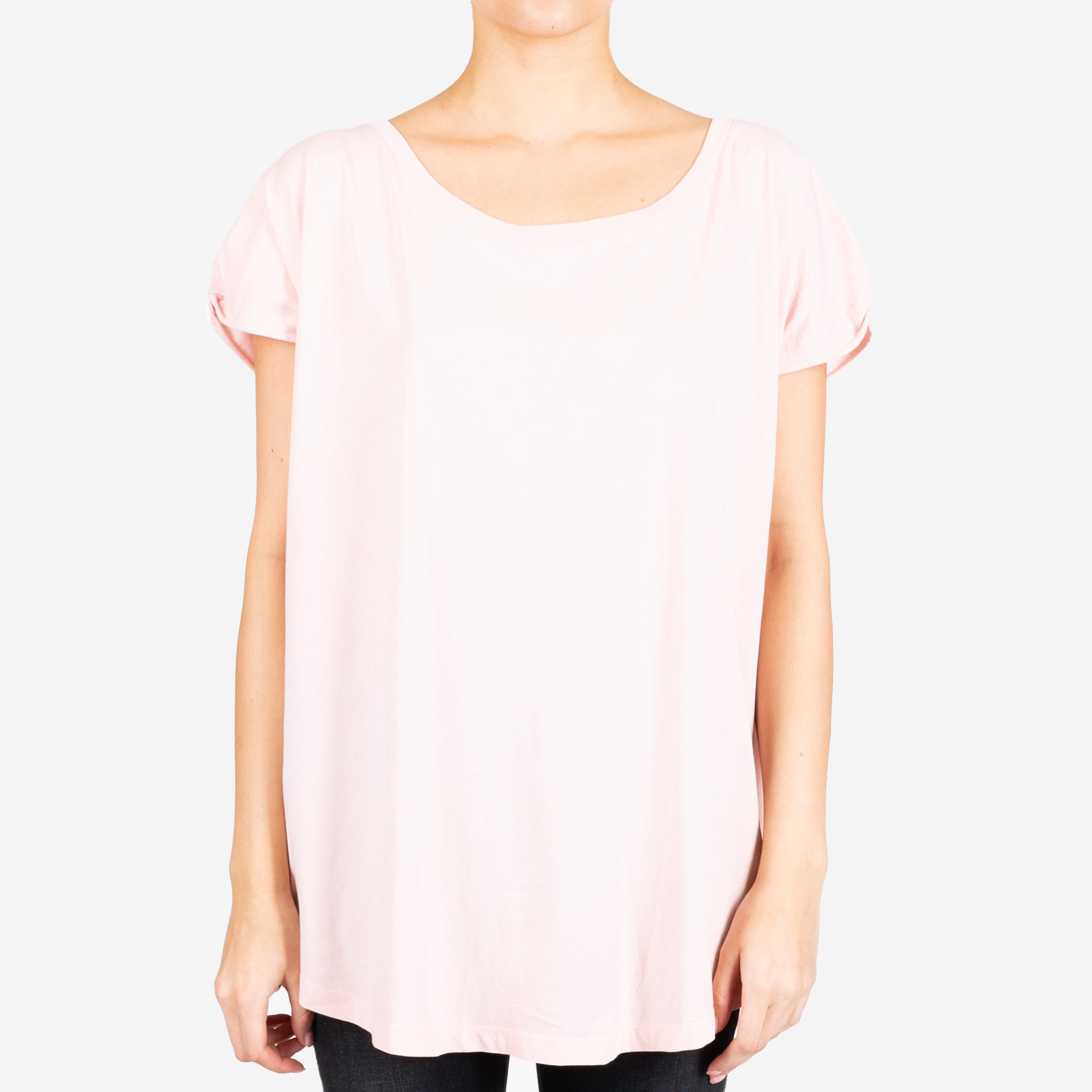 Faith Connexion Womens New York Boat Neck T-Shirt Pink - 1