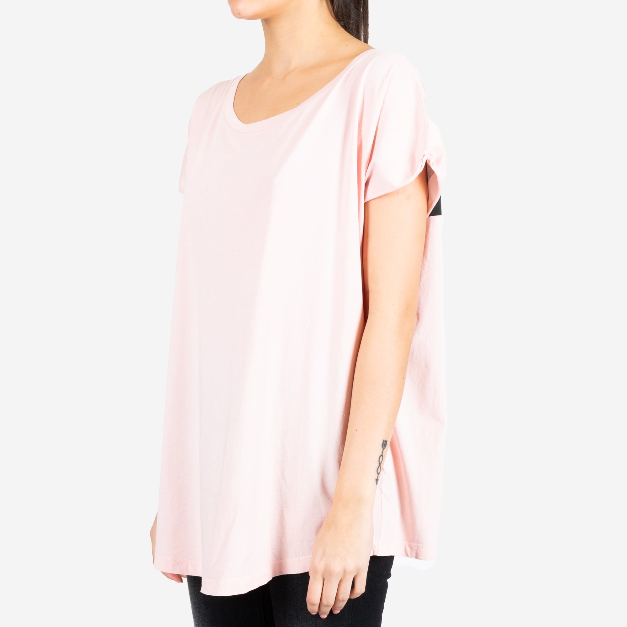 Faith Connexion Womens New York Boat Neck T-Shirt Pink - 2