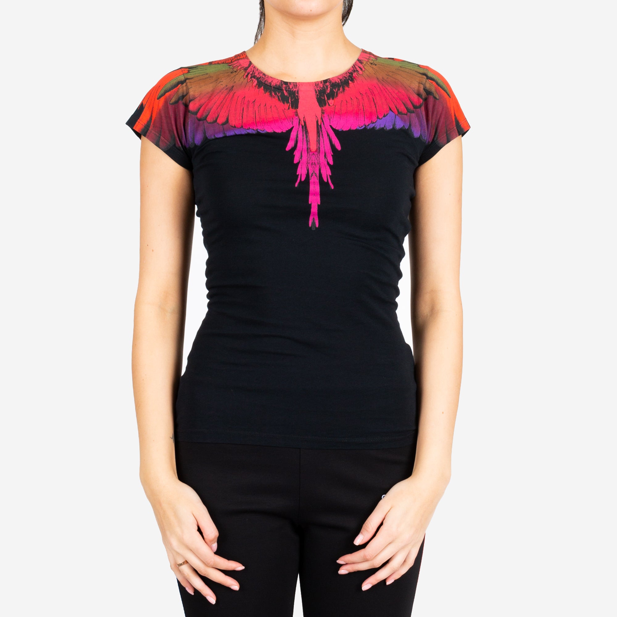 Photo of Marcelo Burlon Womens Color Wings T-Shirt - 1