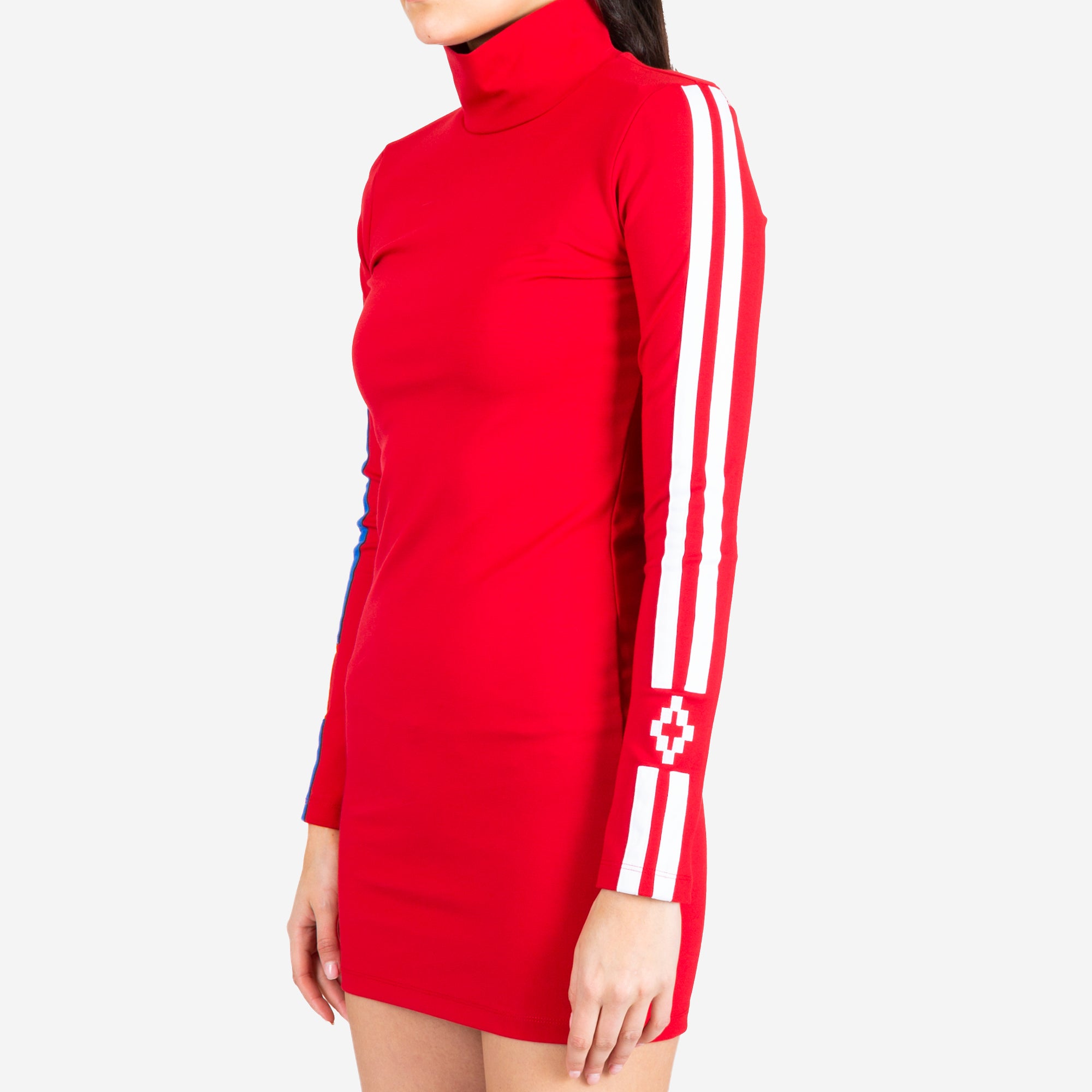 Marcelo Burlon Womens NBA Band Dress Red - 3