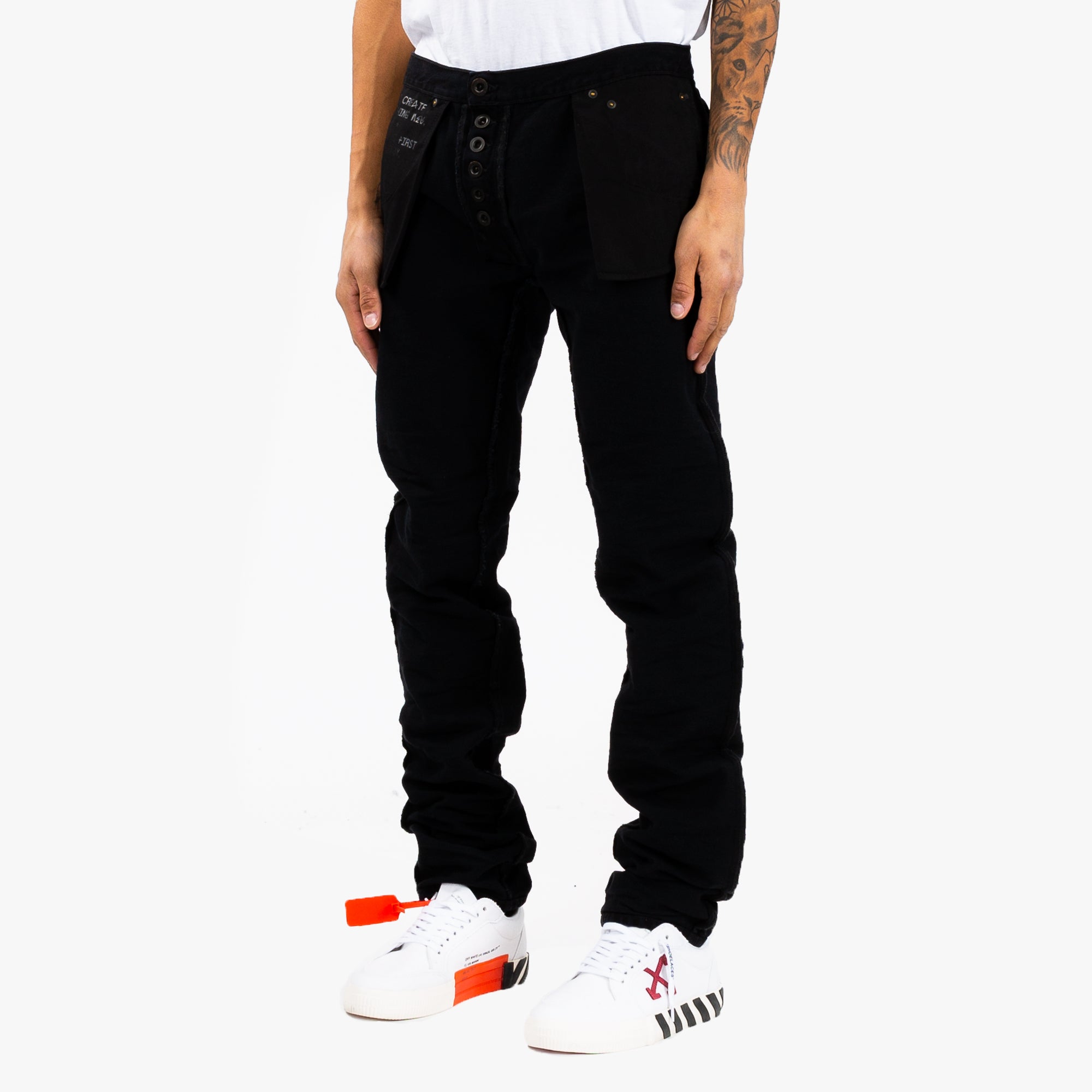 Unravel Stone Reversed Denim Black - 2