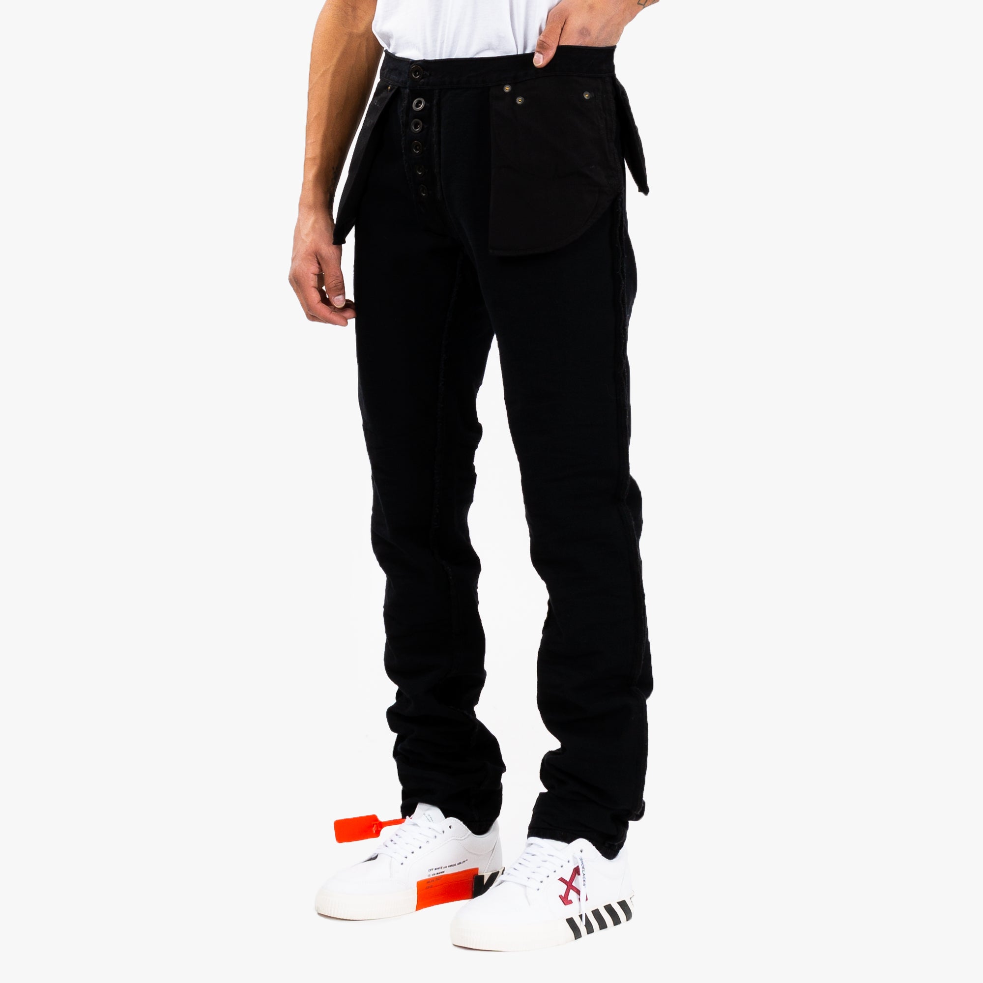 Unravel Stone Reversed Denim Black - 4