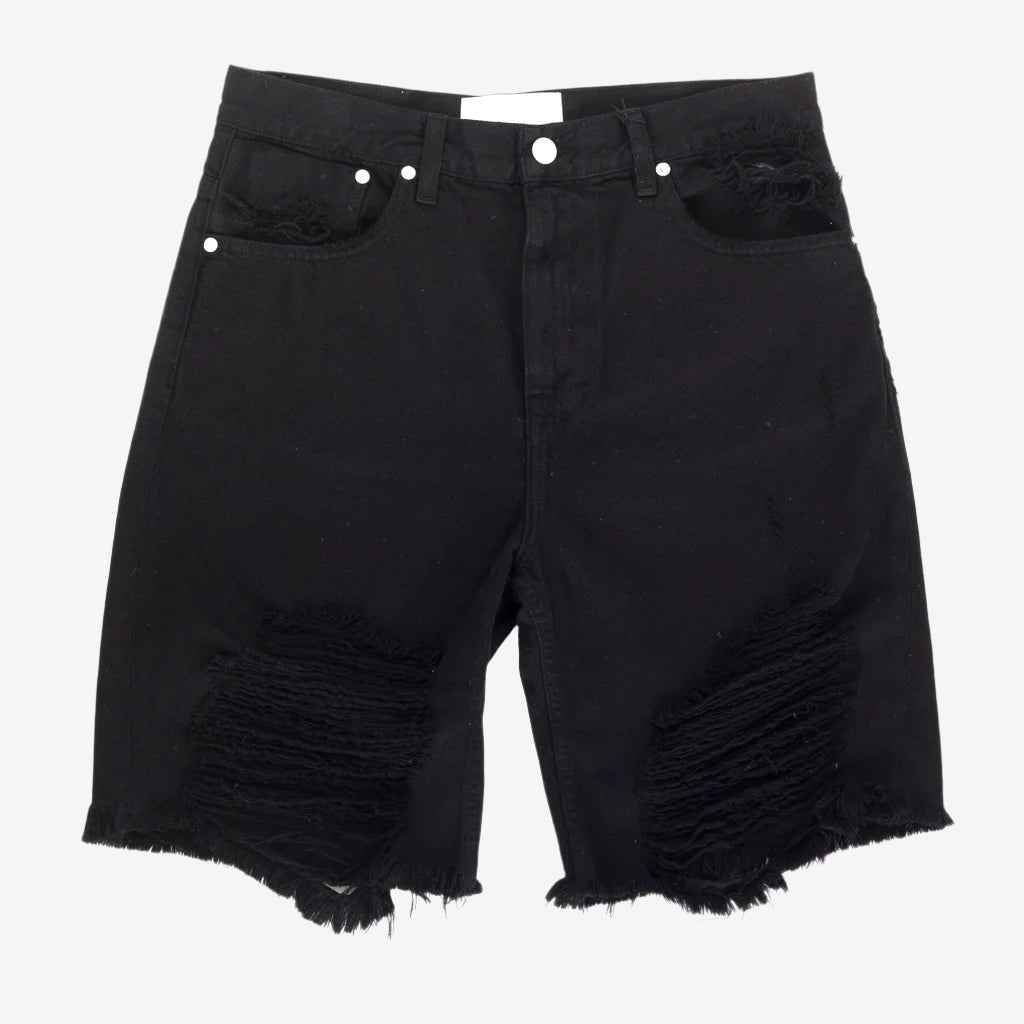 StampdLA Denim Shorts Black - 4