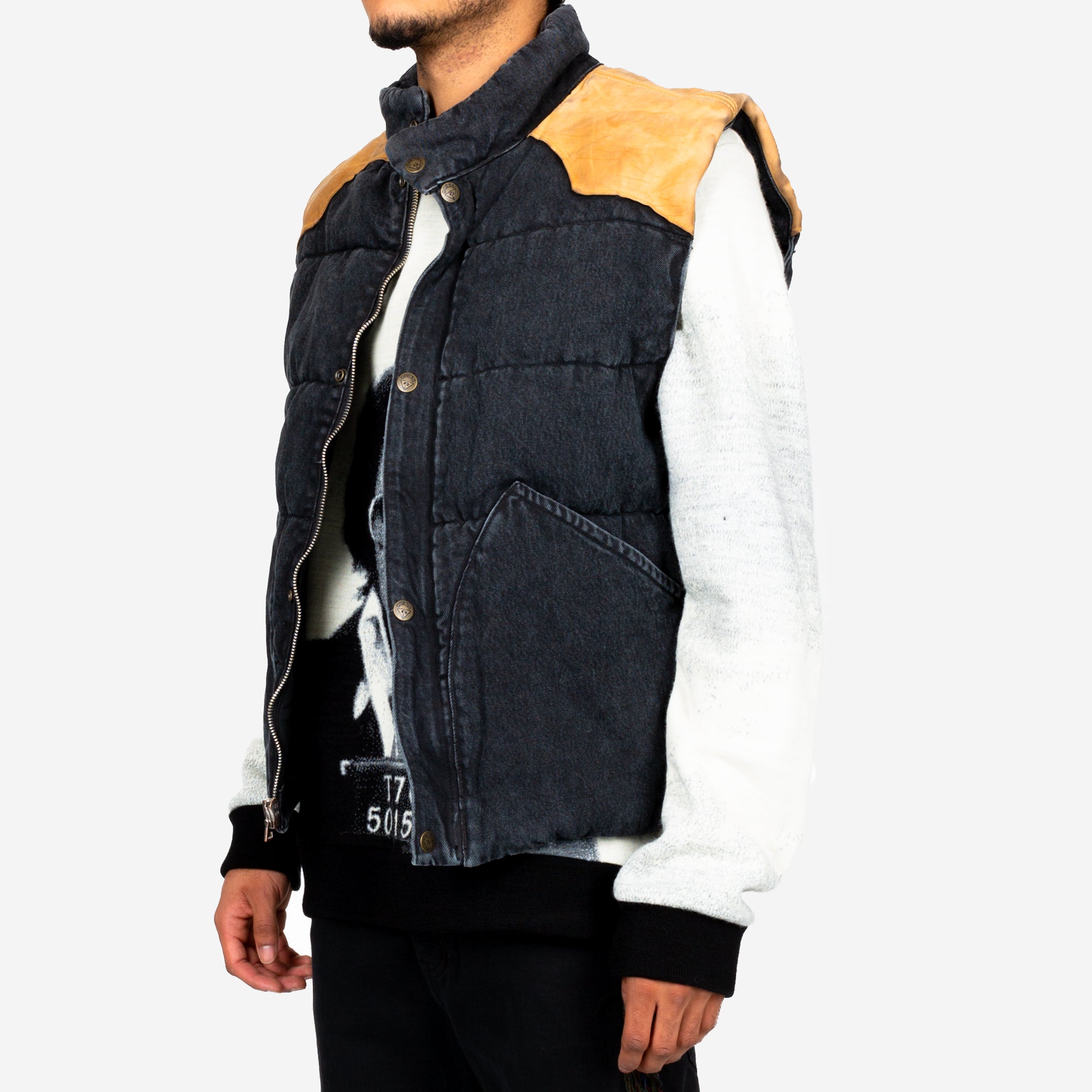 Alchemist Guess Jeans Puffer Vest Black - 3