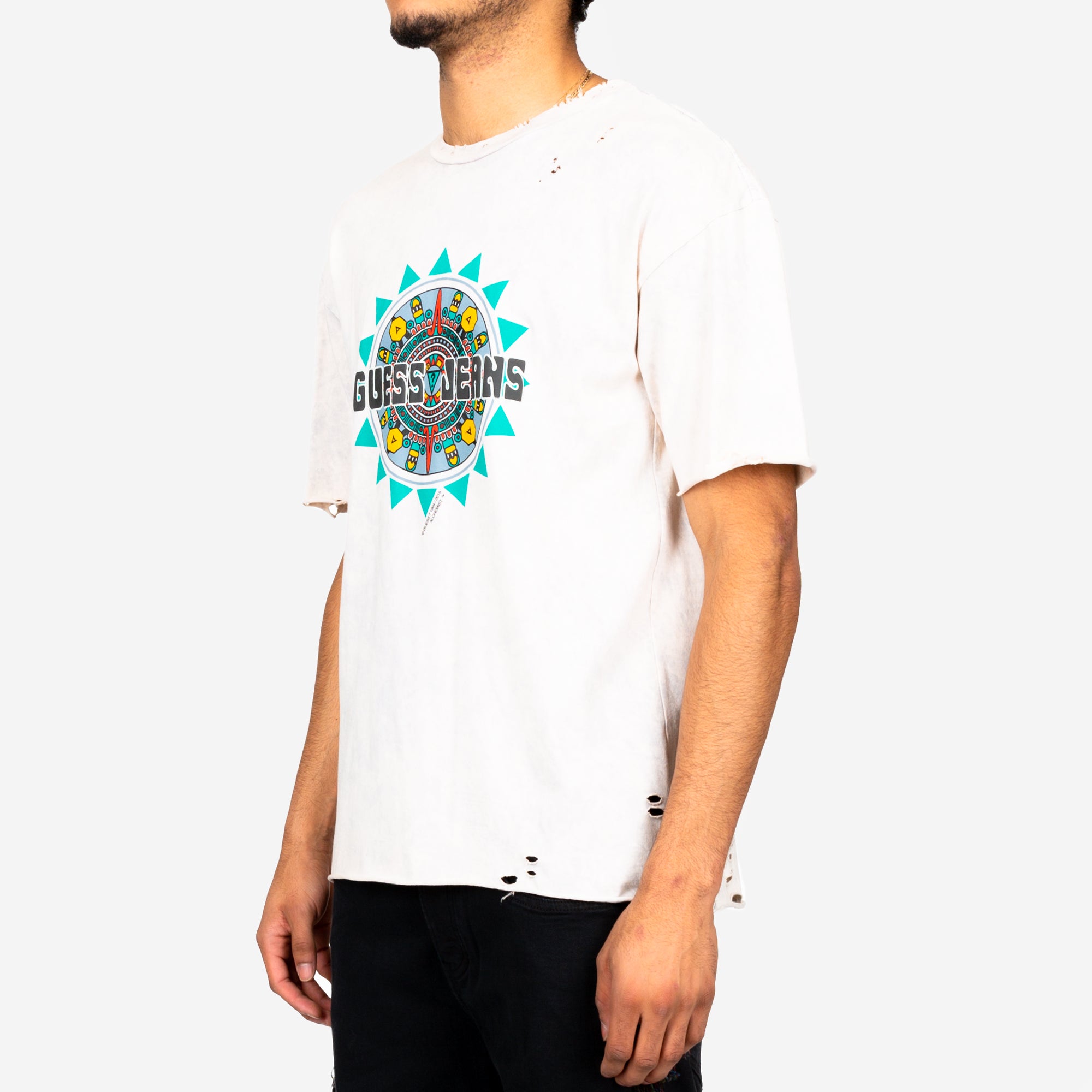 Alchemist Guess Jeans T-Shirt Dirty Cream - 2