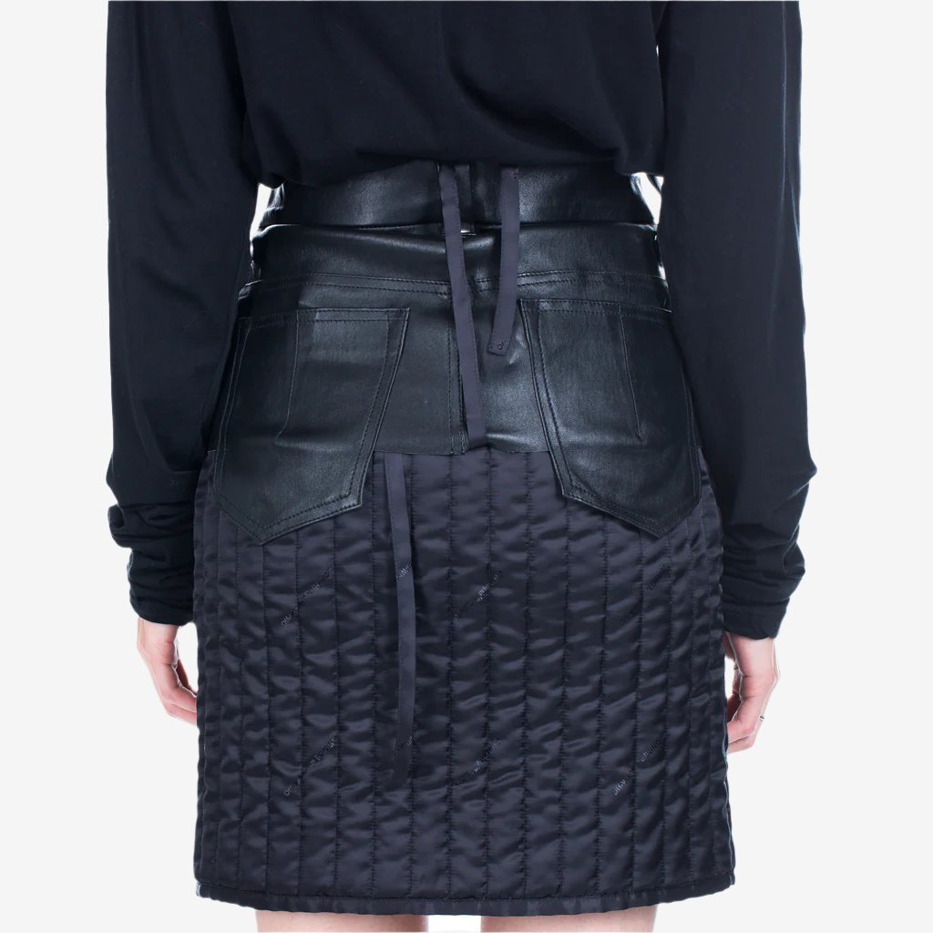 Unravel Womens Plonge Corset Lace Up Belt Black - 2