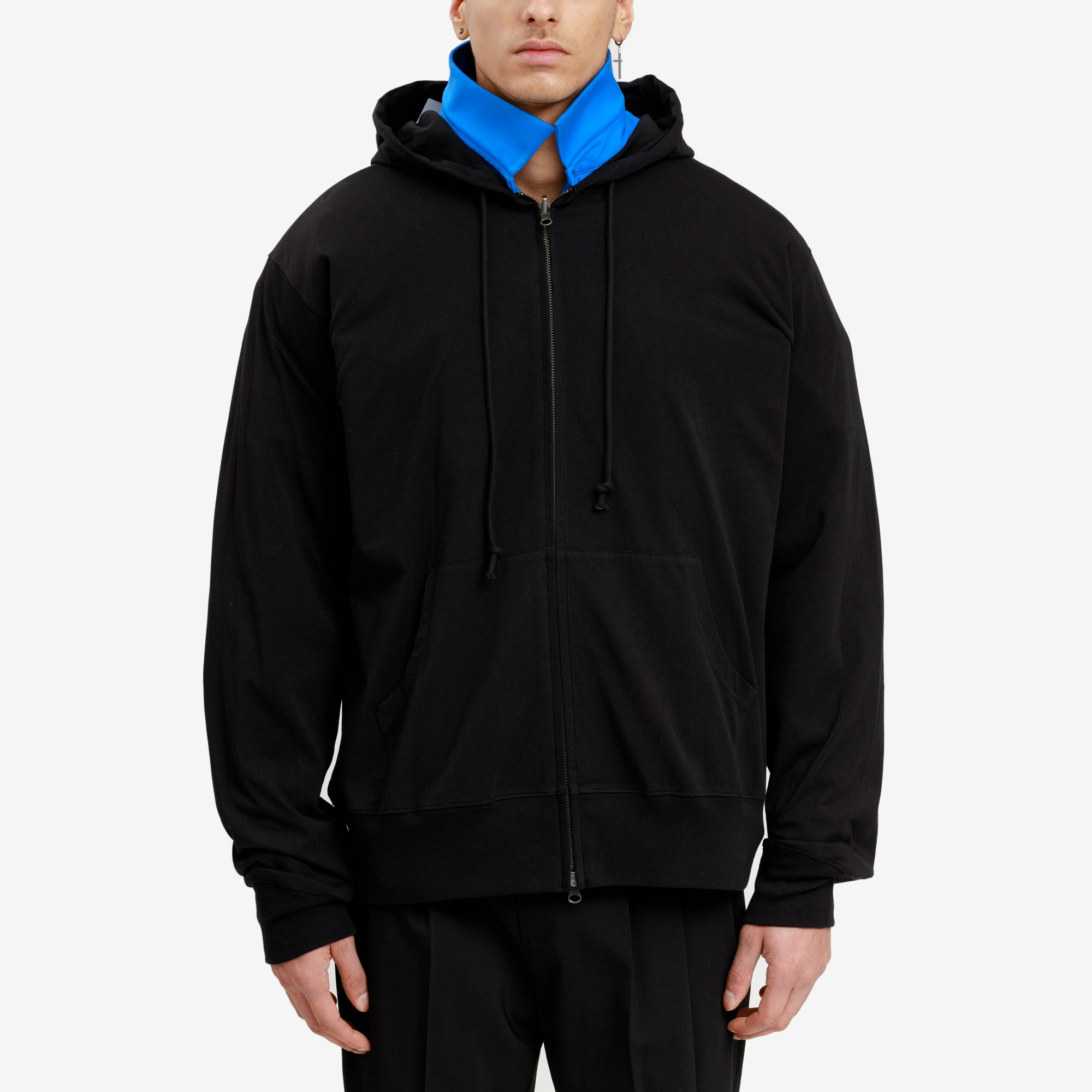 Sankuanz Reversible Wide Shoulder Shirt Blue/Black - 6