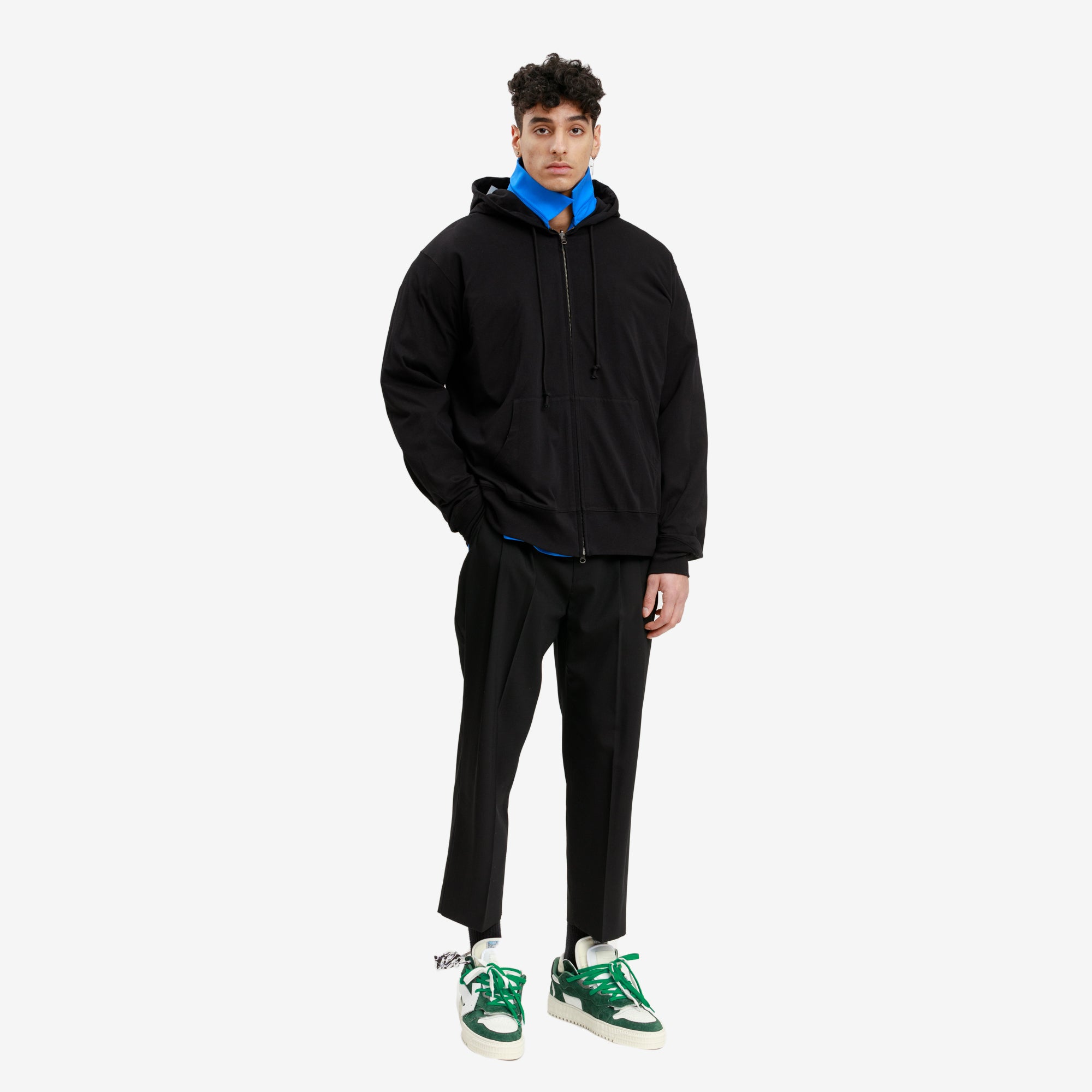 Sankuanz Reversible Wide Shoulder Shirt Blue/Black - 2