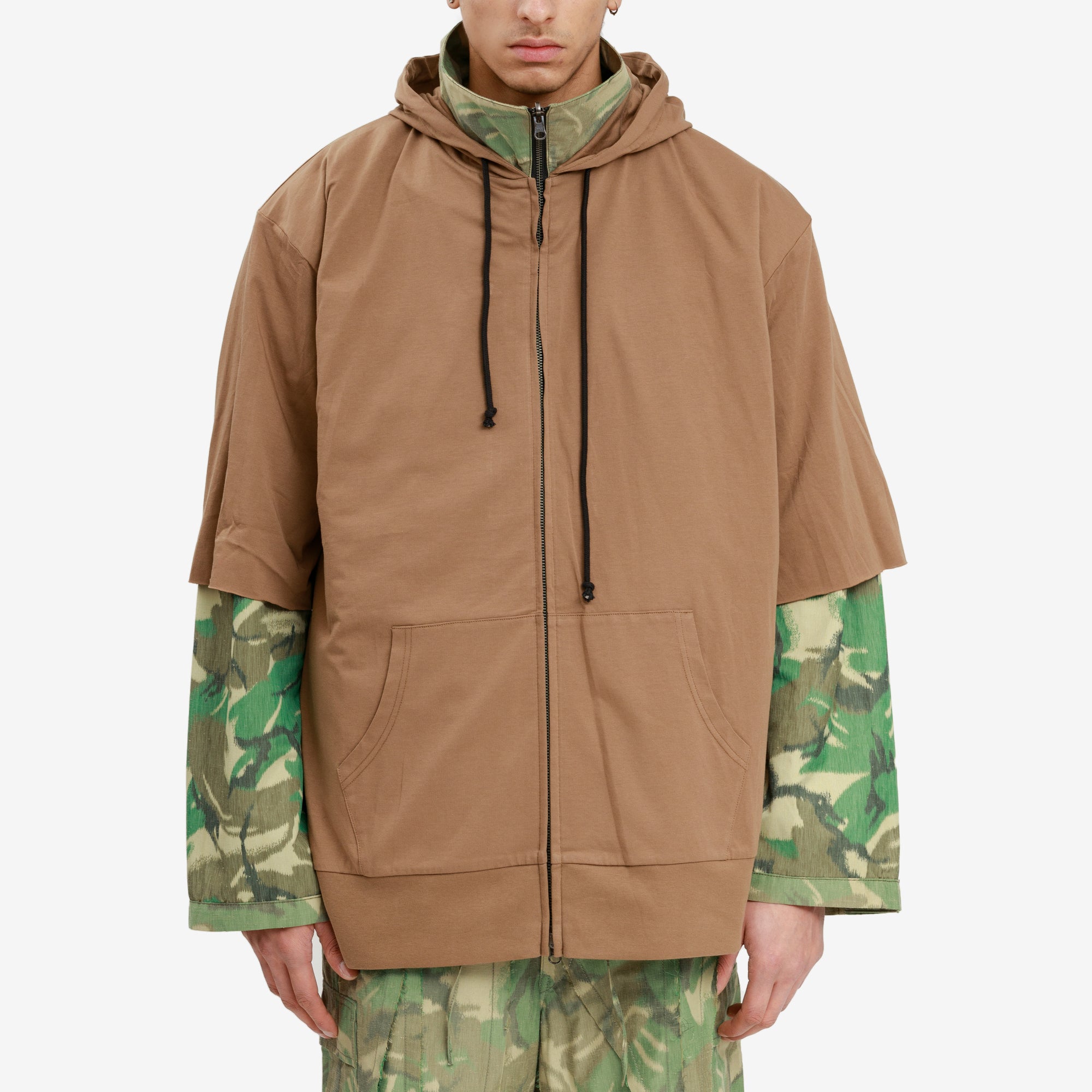 Sankuanz Reversible Military Jacket Camo/Brown - 6