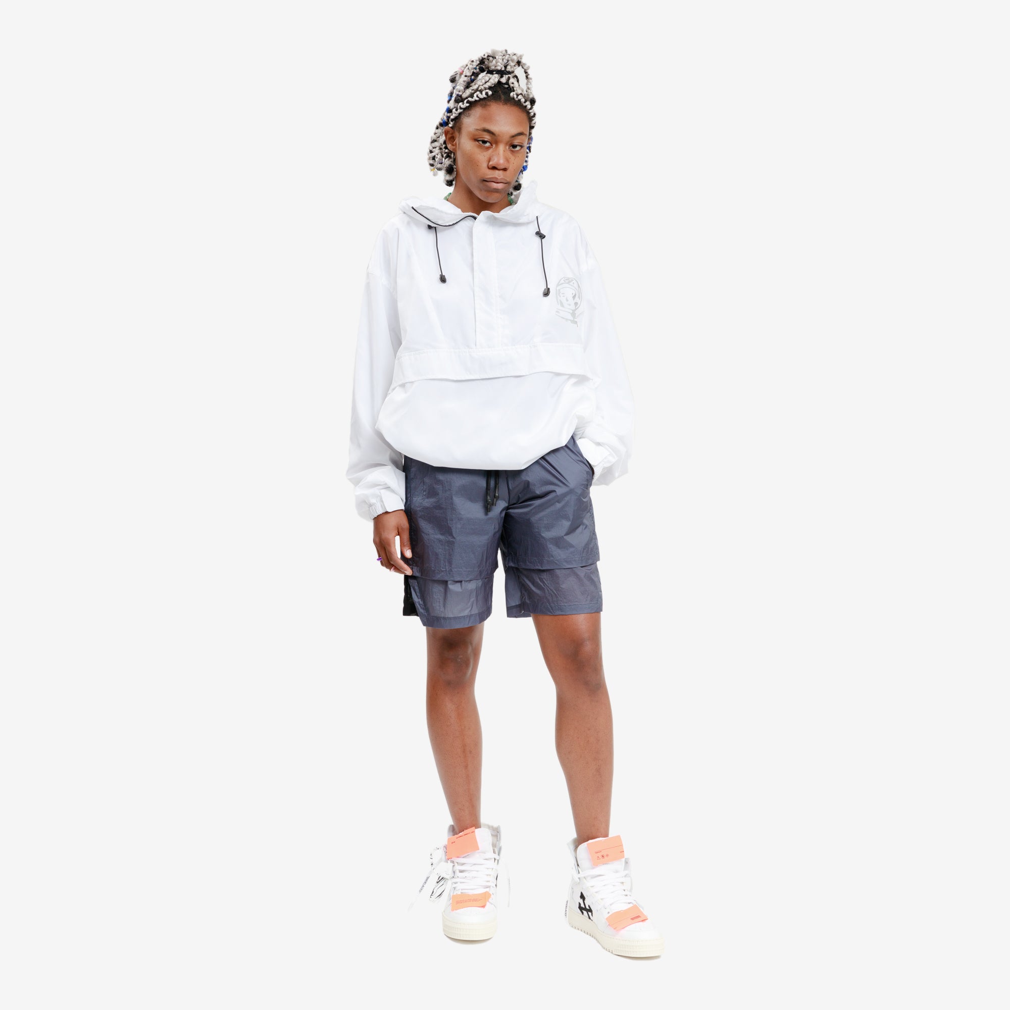 Alexander McQueen McQ Breathe Layered Shorts Downpour - 5