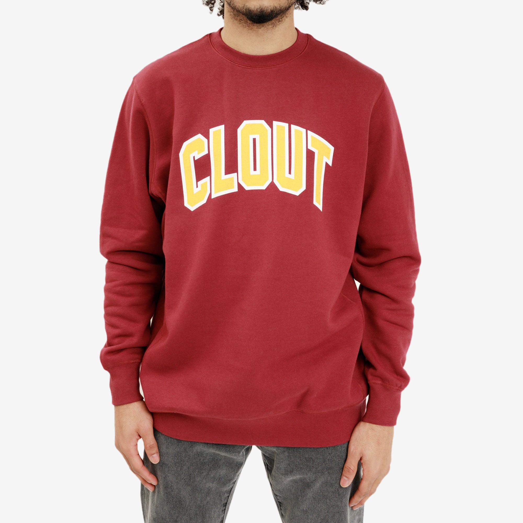 CLOT Clout Burgundy Sweatshirt Burgundy - 1