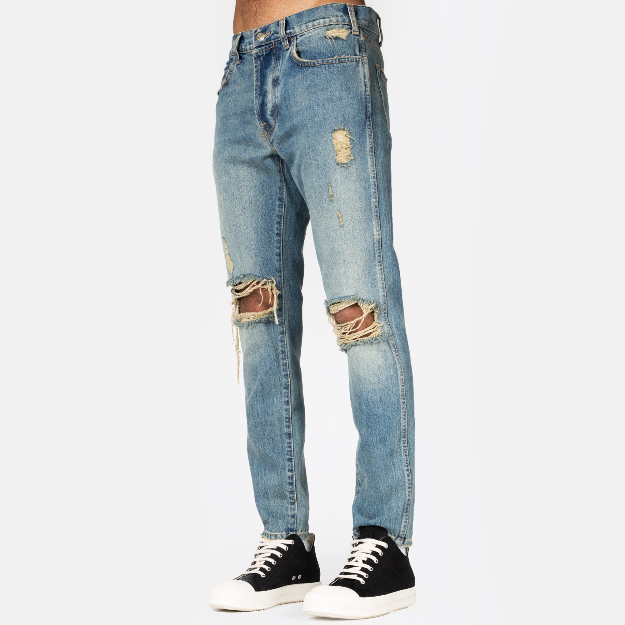 Photo of Ih Nom Uh Nit Ripped Denim Jeans - 2