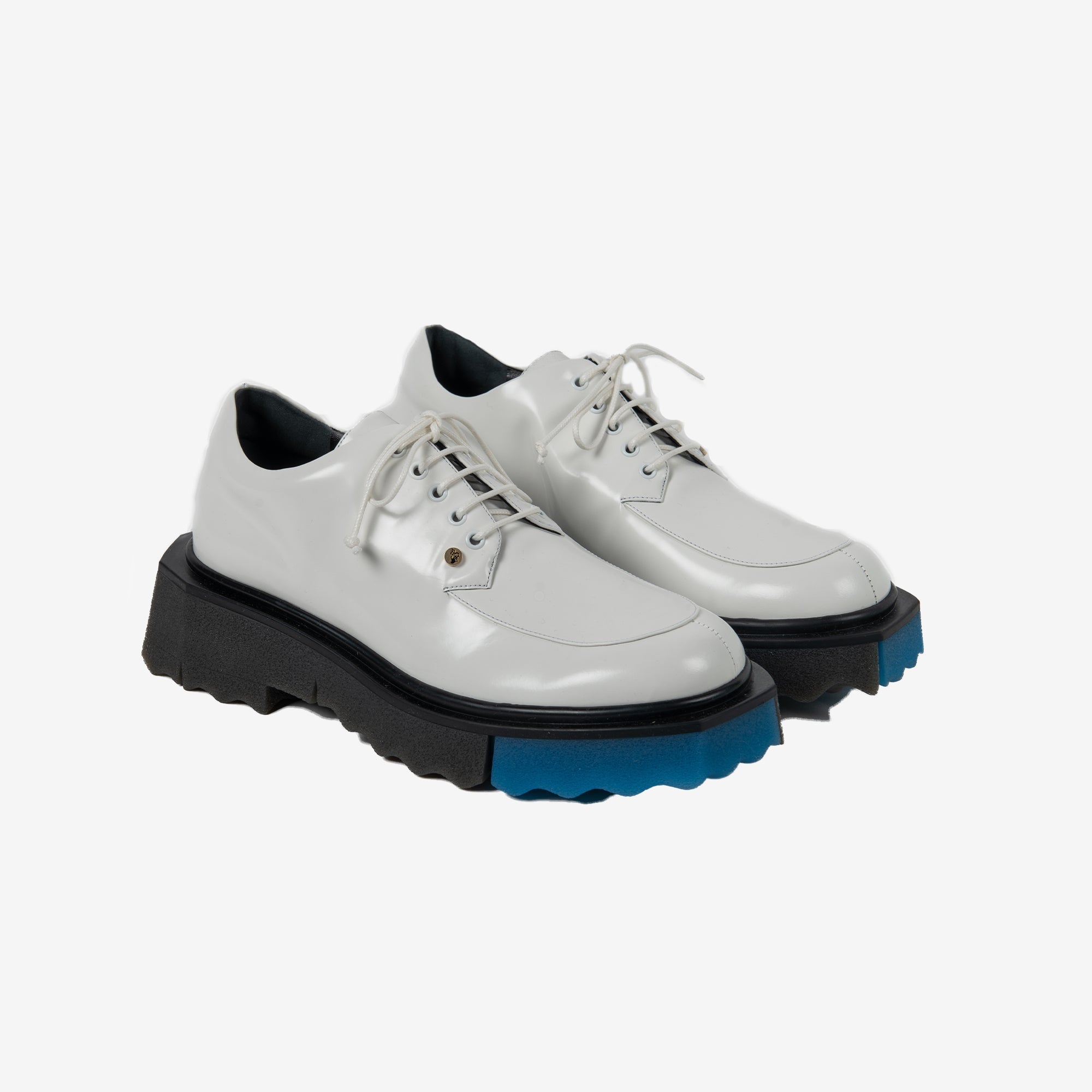 Off - White Womens Calf Sponge Derby WHITE - 1