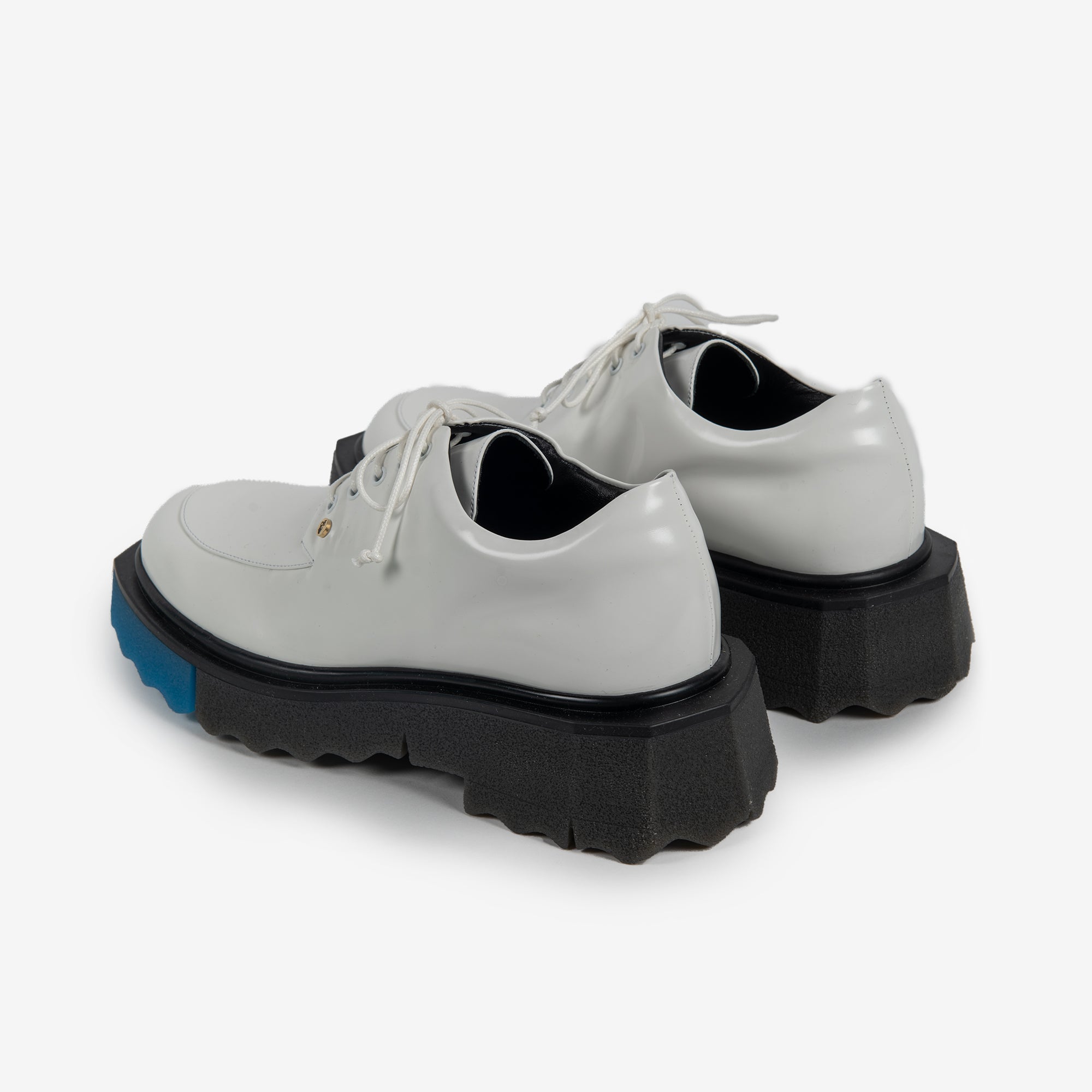 Off - White Womens Calf Sponge Derby WHITE - 2