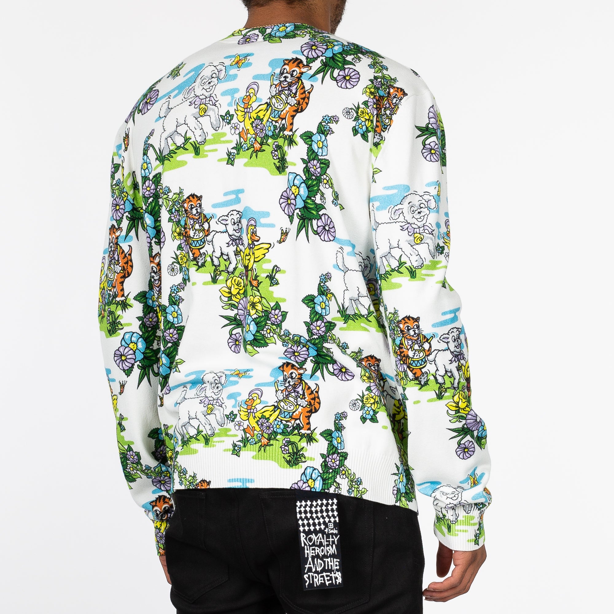 MCQ Swallow Holy Sheep Sweater White - 3