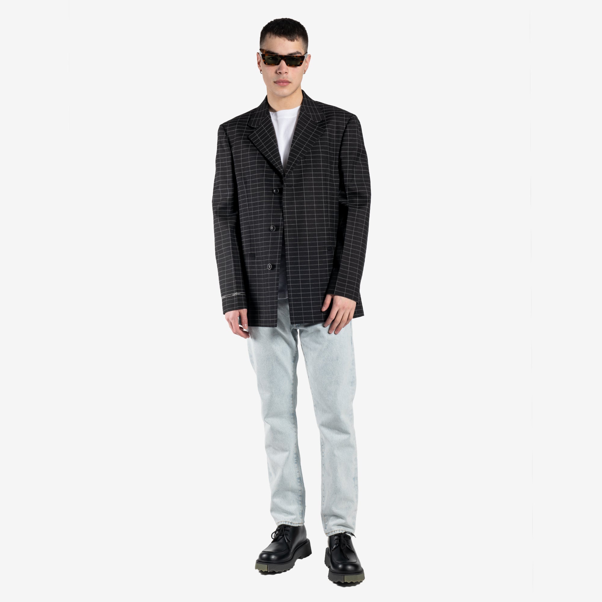 Off - White Patterned Skate Fit SB Blazer BLACK - 2