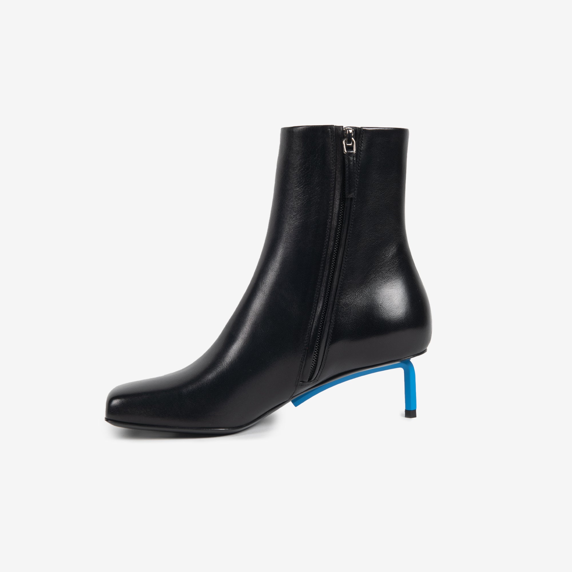 Off - White Womens Nappa Allen Ankle Bootie BLACK - 4