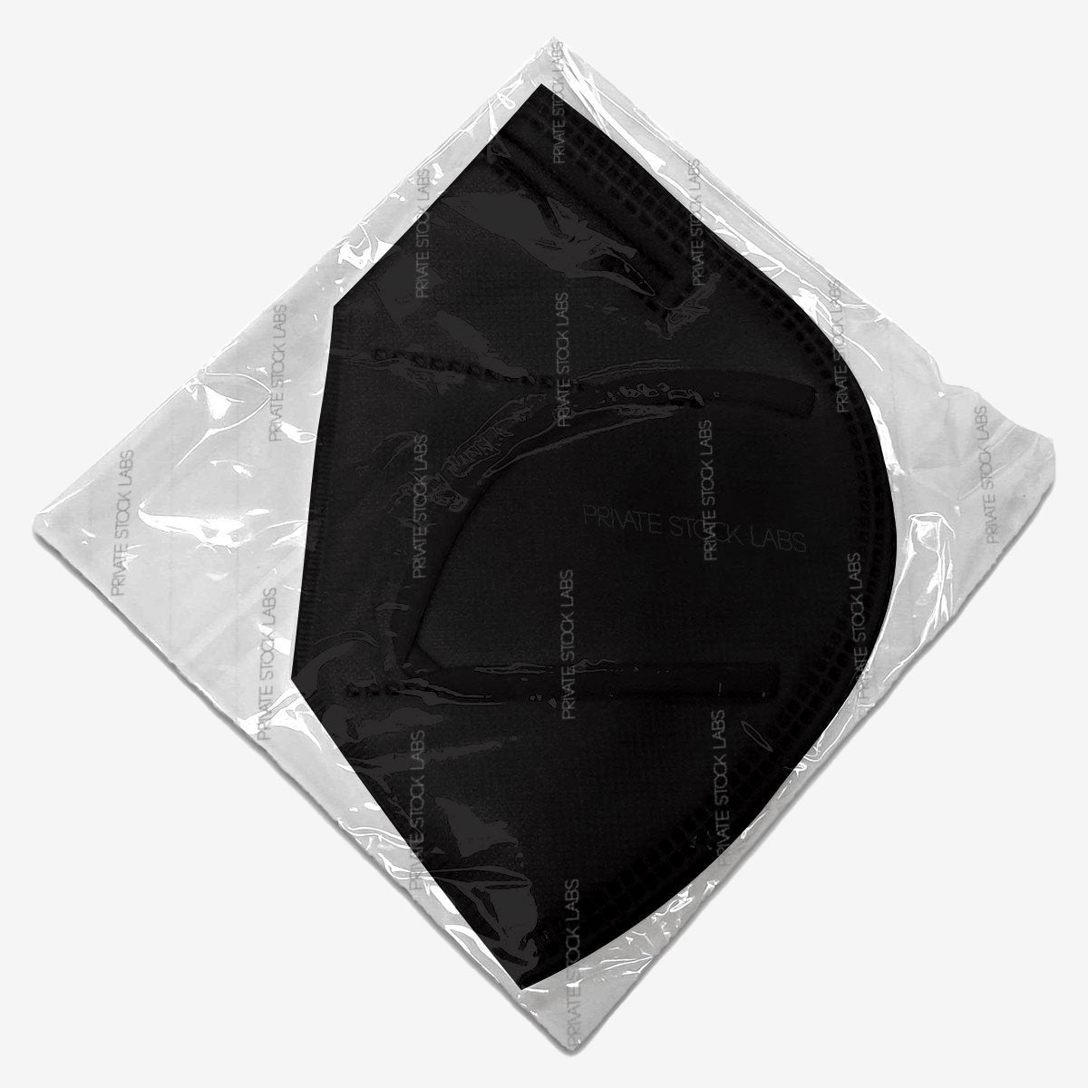 Private Stock Labs 6 - Ply KN95 Black Protective Mask Black - 3