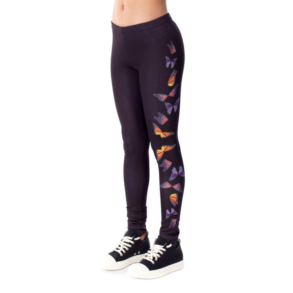 Marcelo Burlon Womens Milie Leggings Black - 2