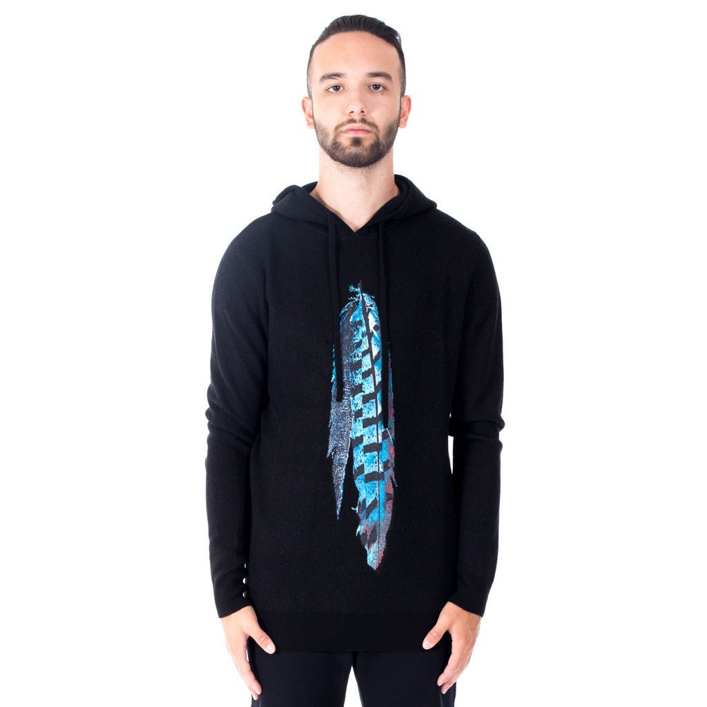 Marcelo Burlon Genek Hoody Black - 1