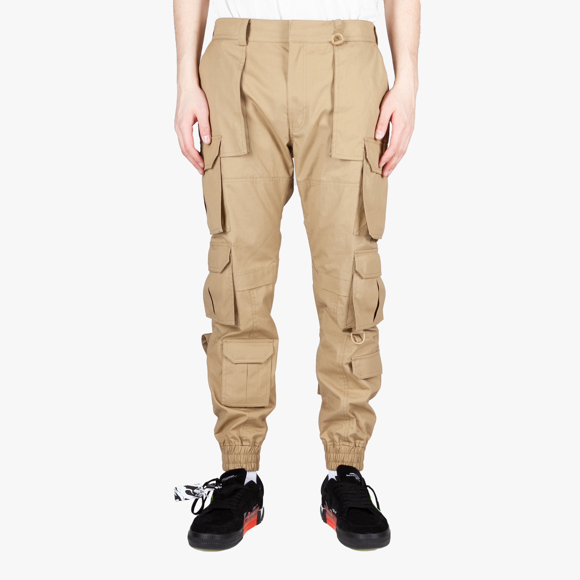 Juun.J Beige Multicargo Pants Beige - 1