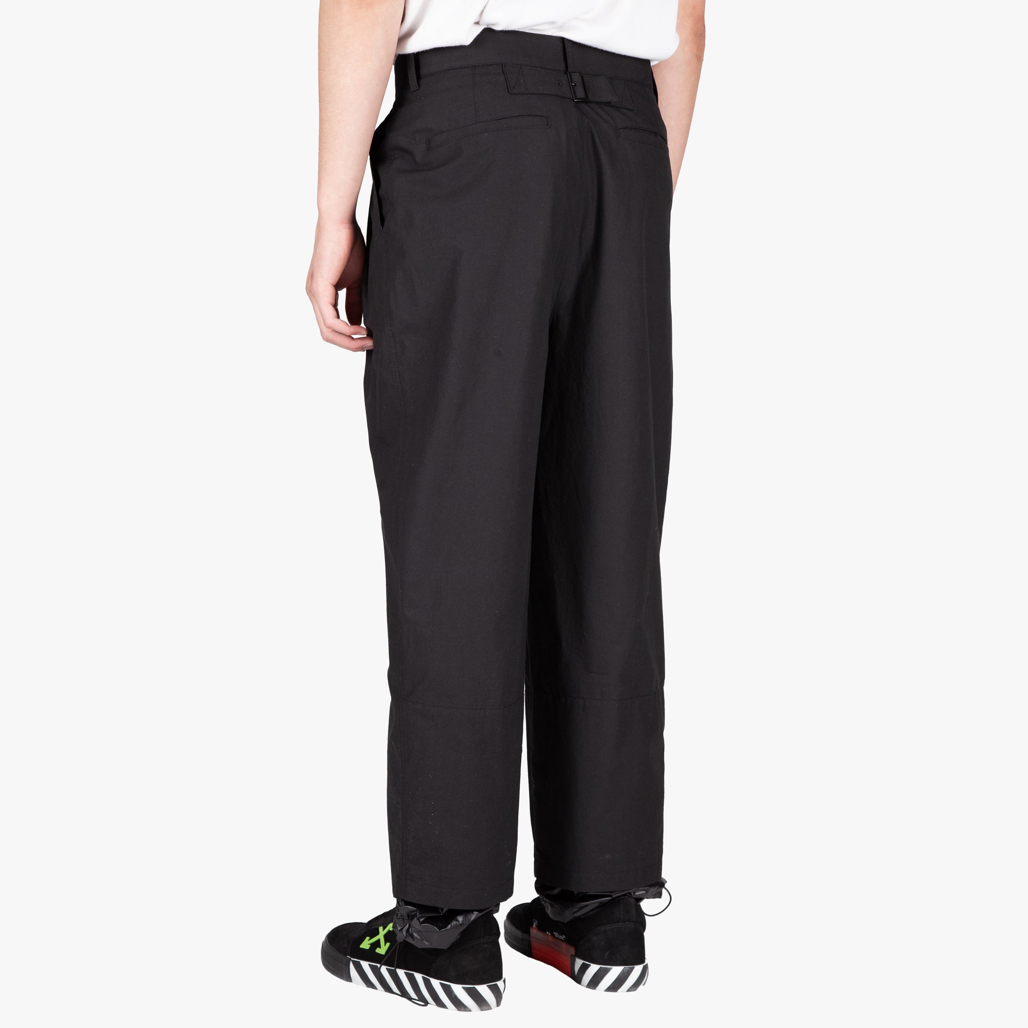 Juun.J Two Tuck Long Wool Pants Black - 3