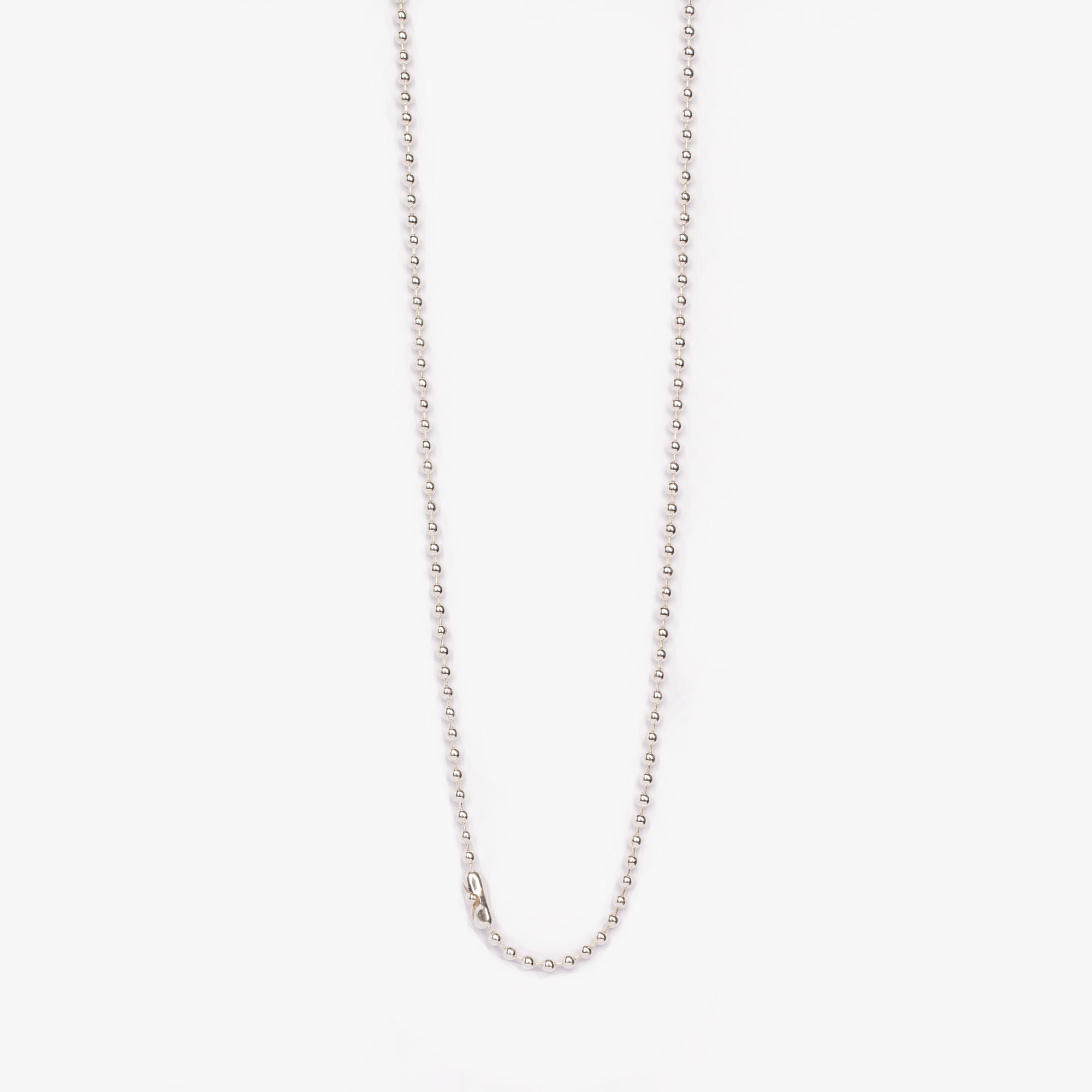 Chrome Hearts CH Ball Chain Necklace SILVER - 1