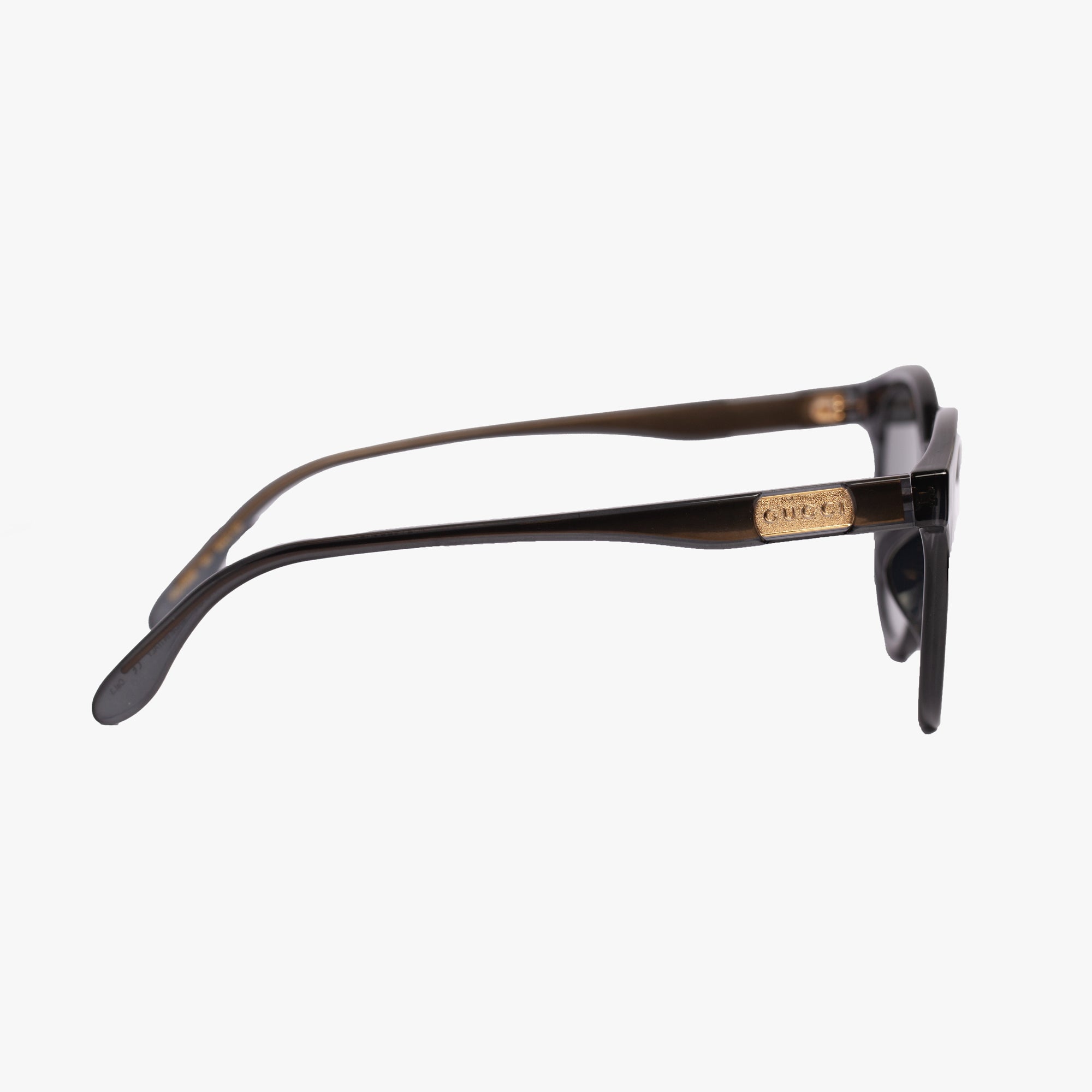 Gucci Eyewear Womens Grey Round Injection Sunglasses Grey - 3