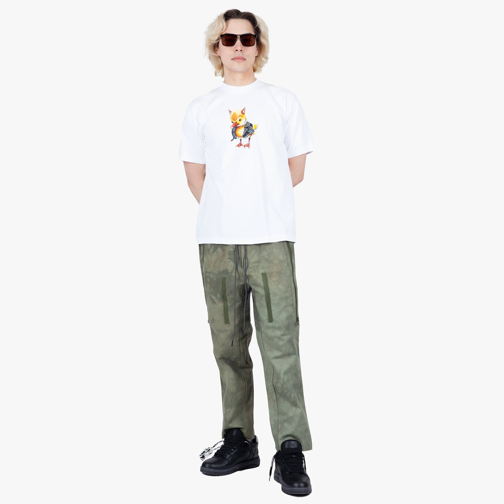 Mostly Heard Rarely Seen Zip Off Cargo Pants Olive - 2