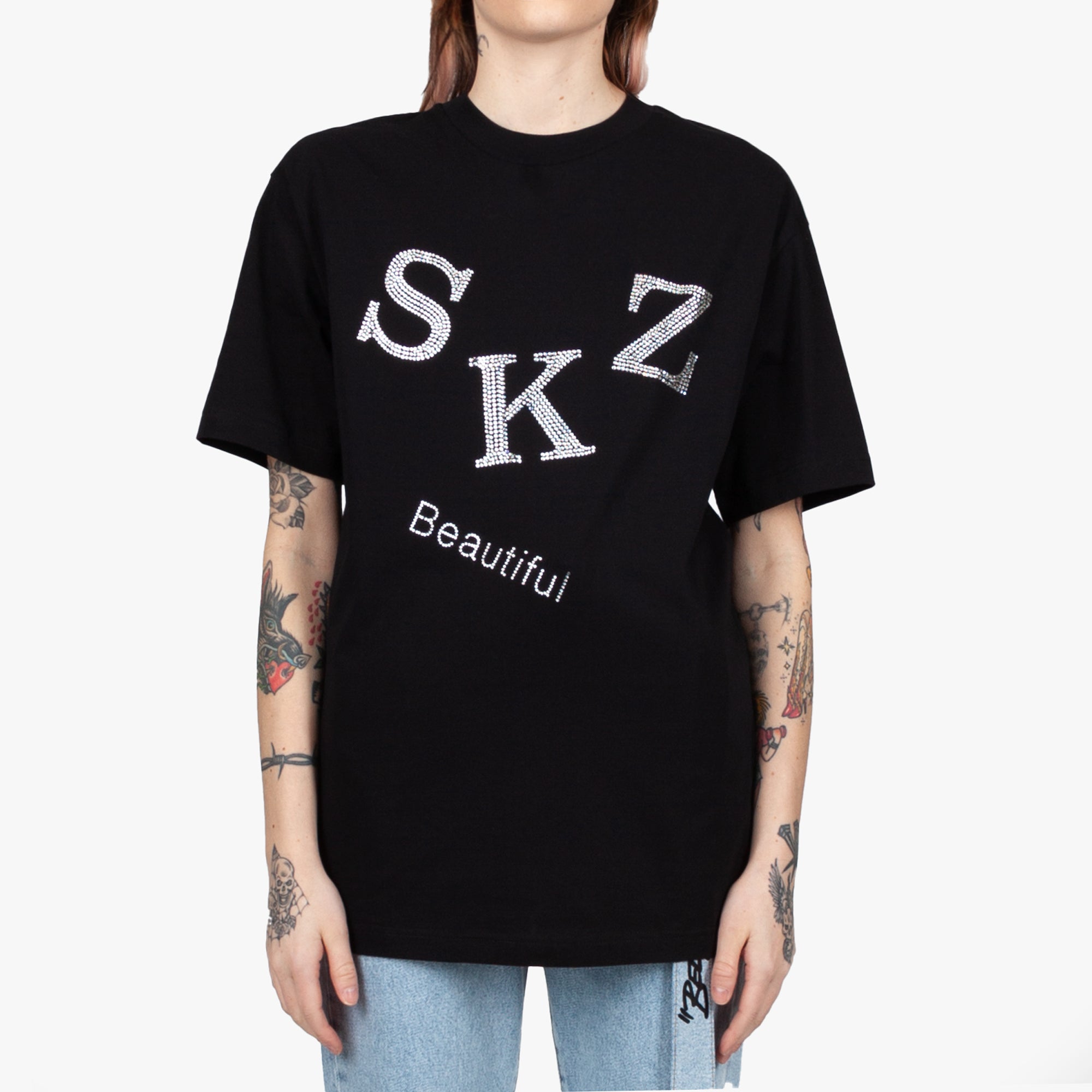 Sankuanz SKZ Beautiful Crystal Tee Black - 5