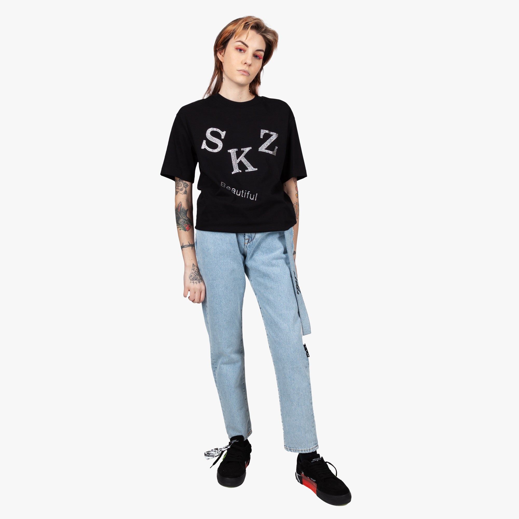 Sankuanz SKZ Beautiful Crystal Tee Black - 6