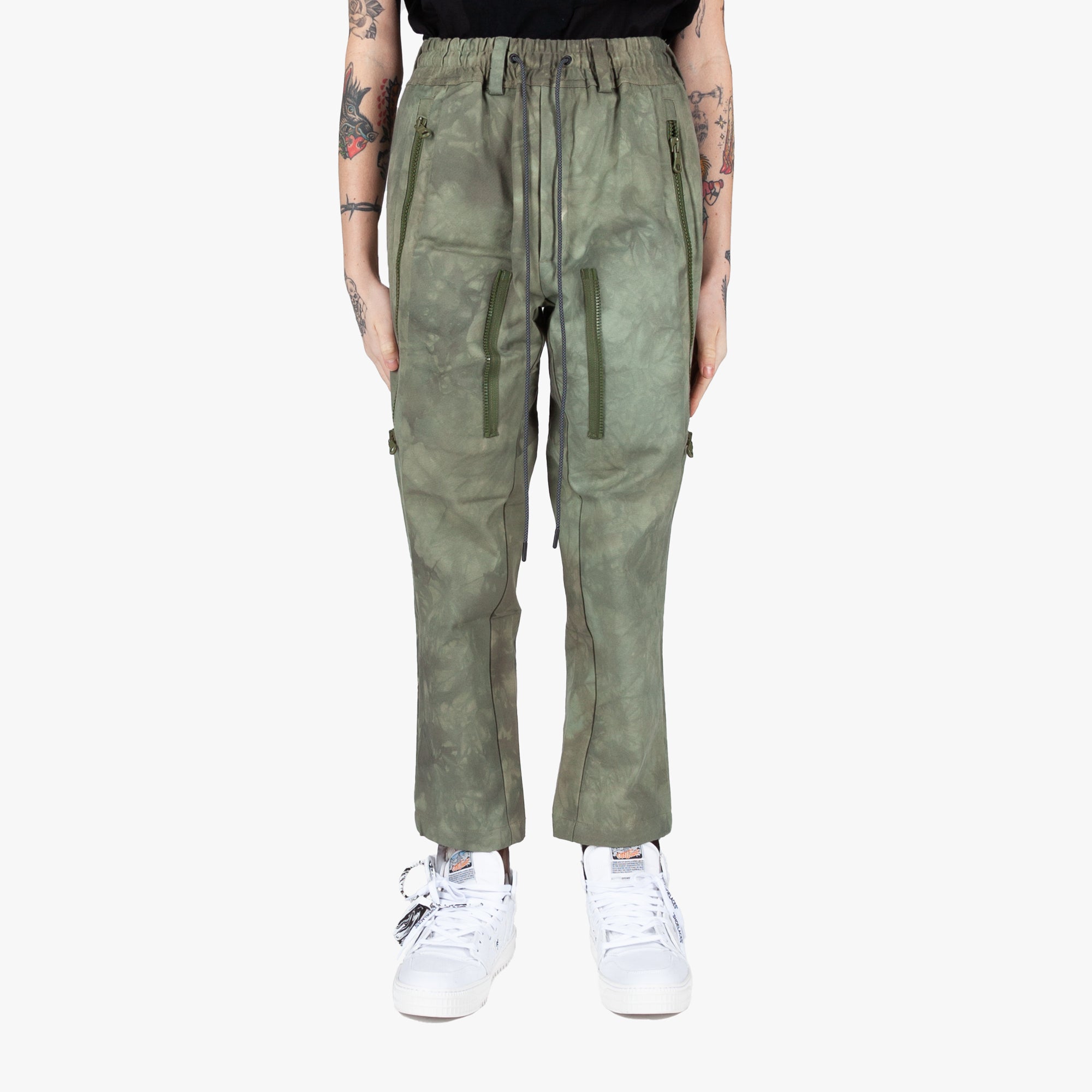 Mostly Heard Rarely Seen Zip Off Cargo Pants Olive - 5