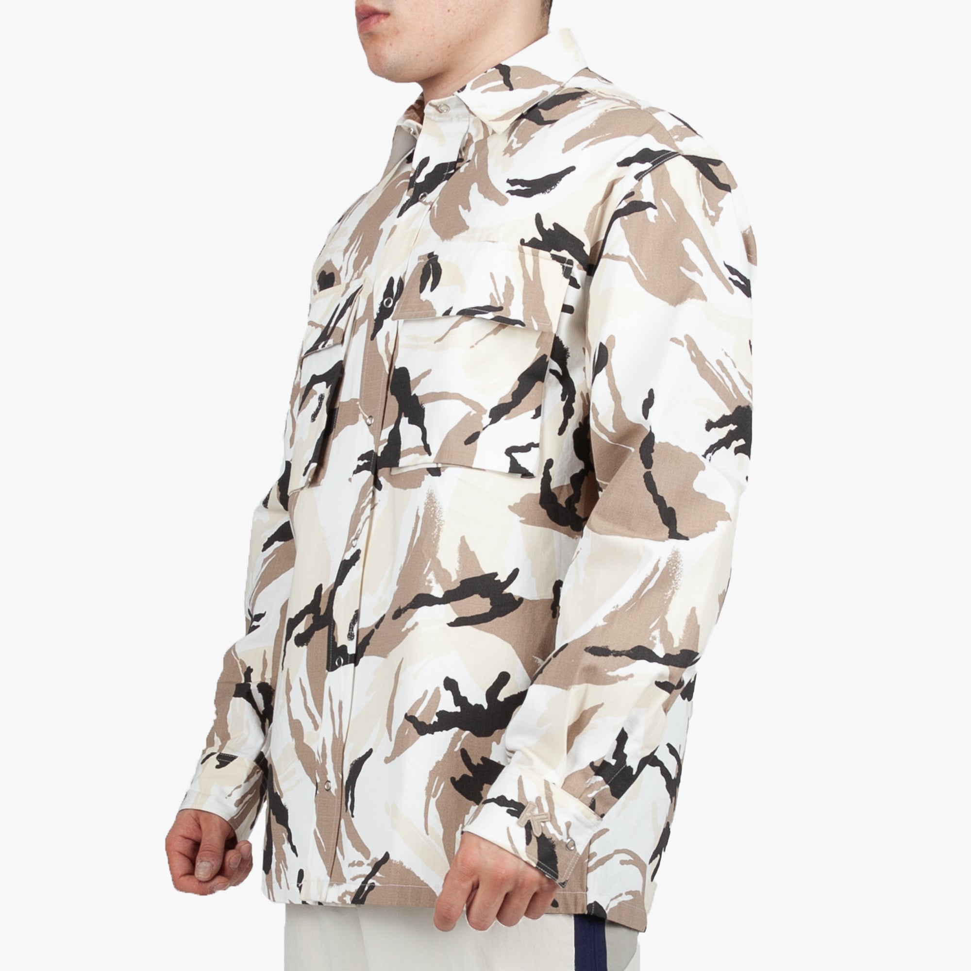 Kenzo Tropic Camouflage Overshirt Off White - 3