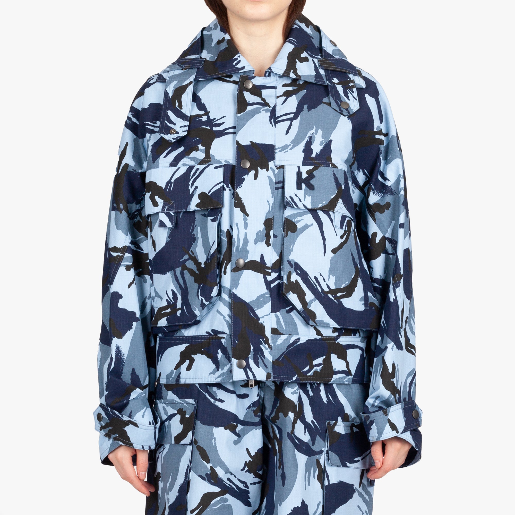 Kenzo Tropic Camouflage Jacket Blue - 5