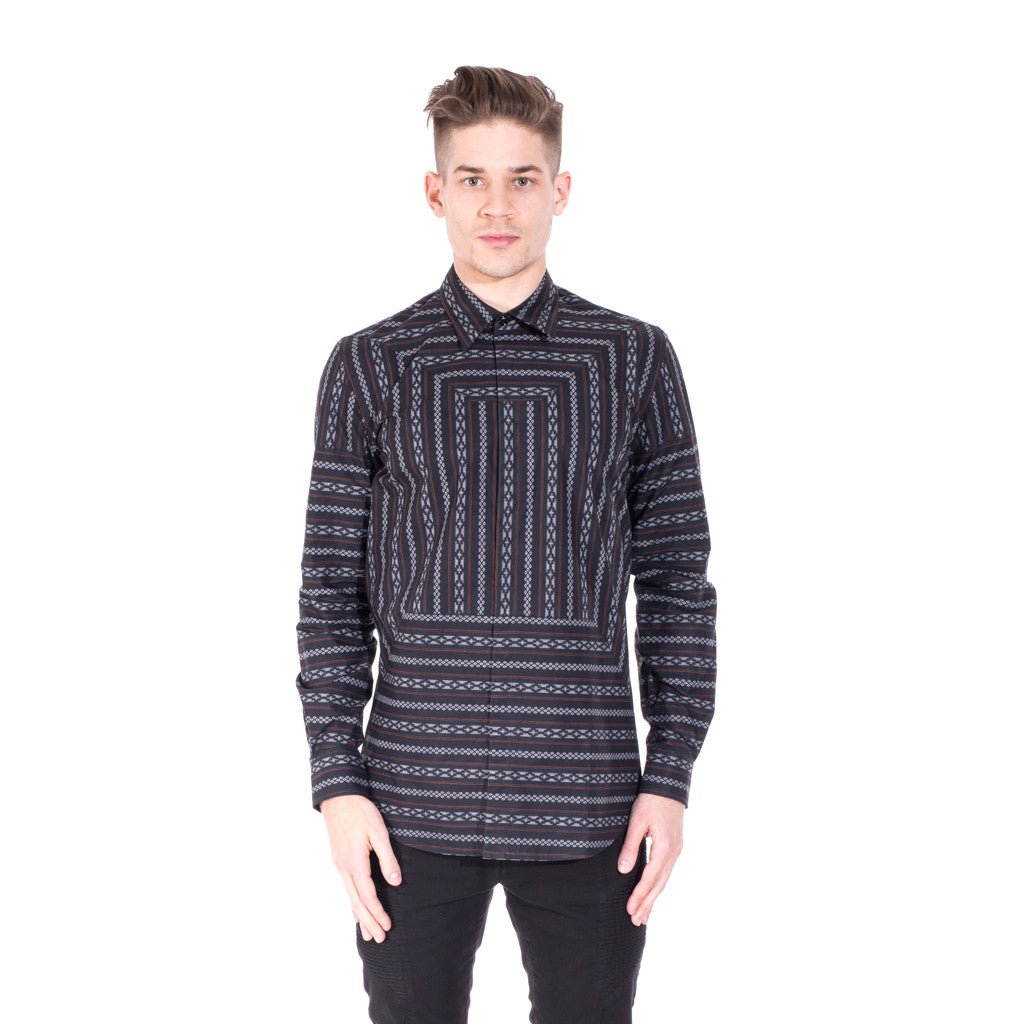 Marcelo Burlon Tupiza Dress Shirt Black - 1