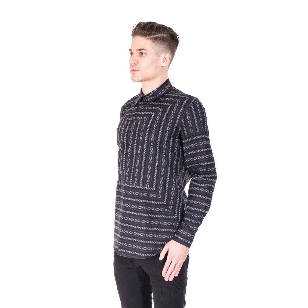 Marcelo Burlon Tupiza Dress Shirt Black - 3