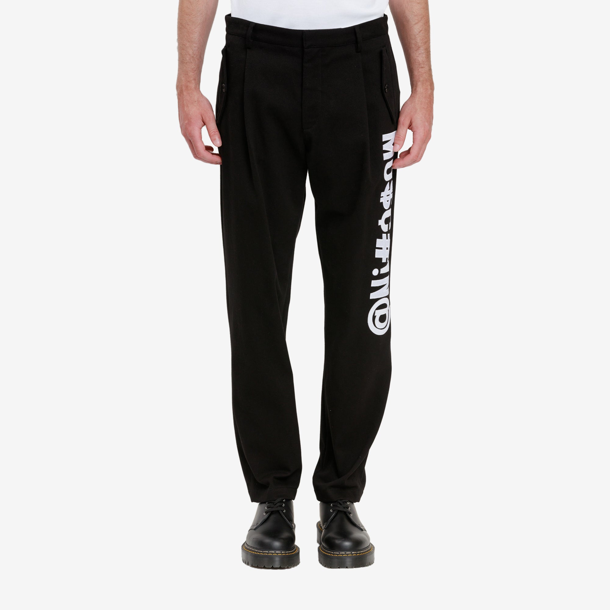 Moschino Punctuation Logo Pants Black - 1