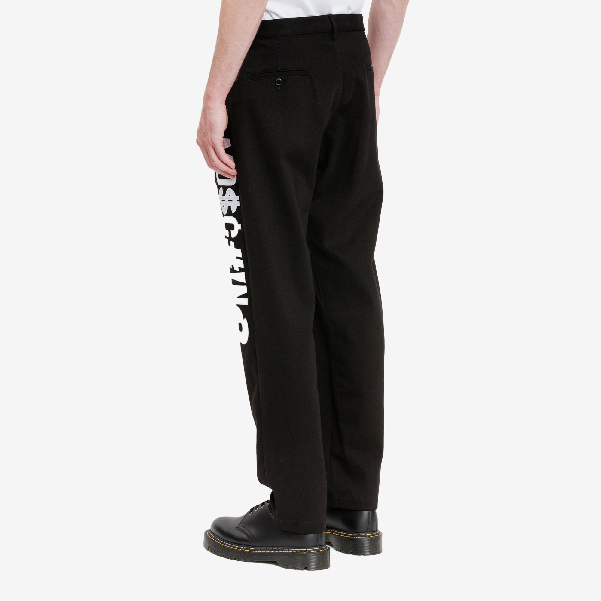 Moschino Punctuation Logo Pants Black - 4