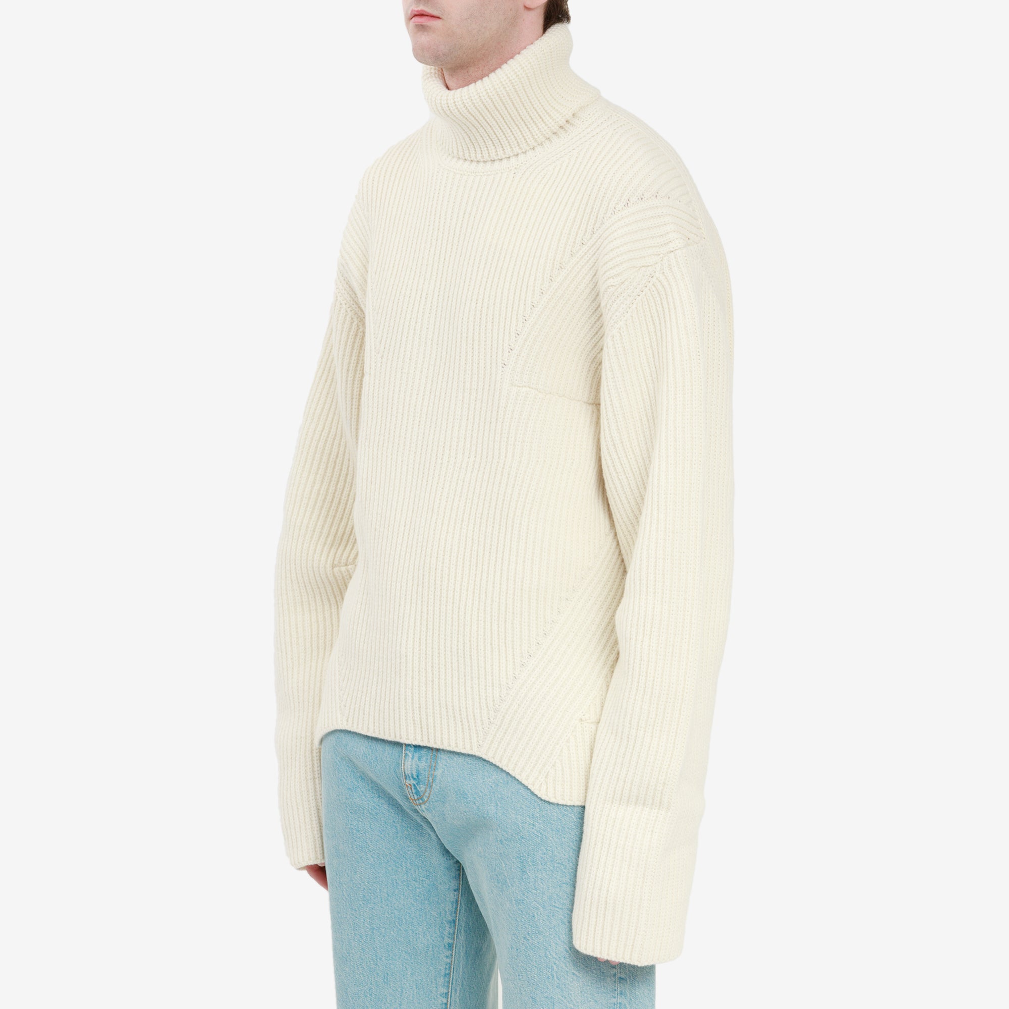 Ambush Knit Rib Turtleneck Tofu - 3