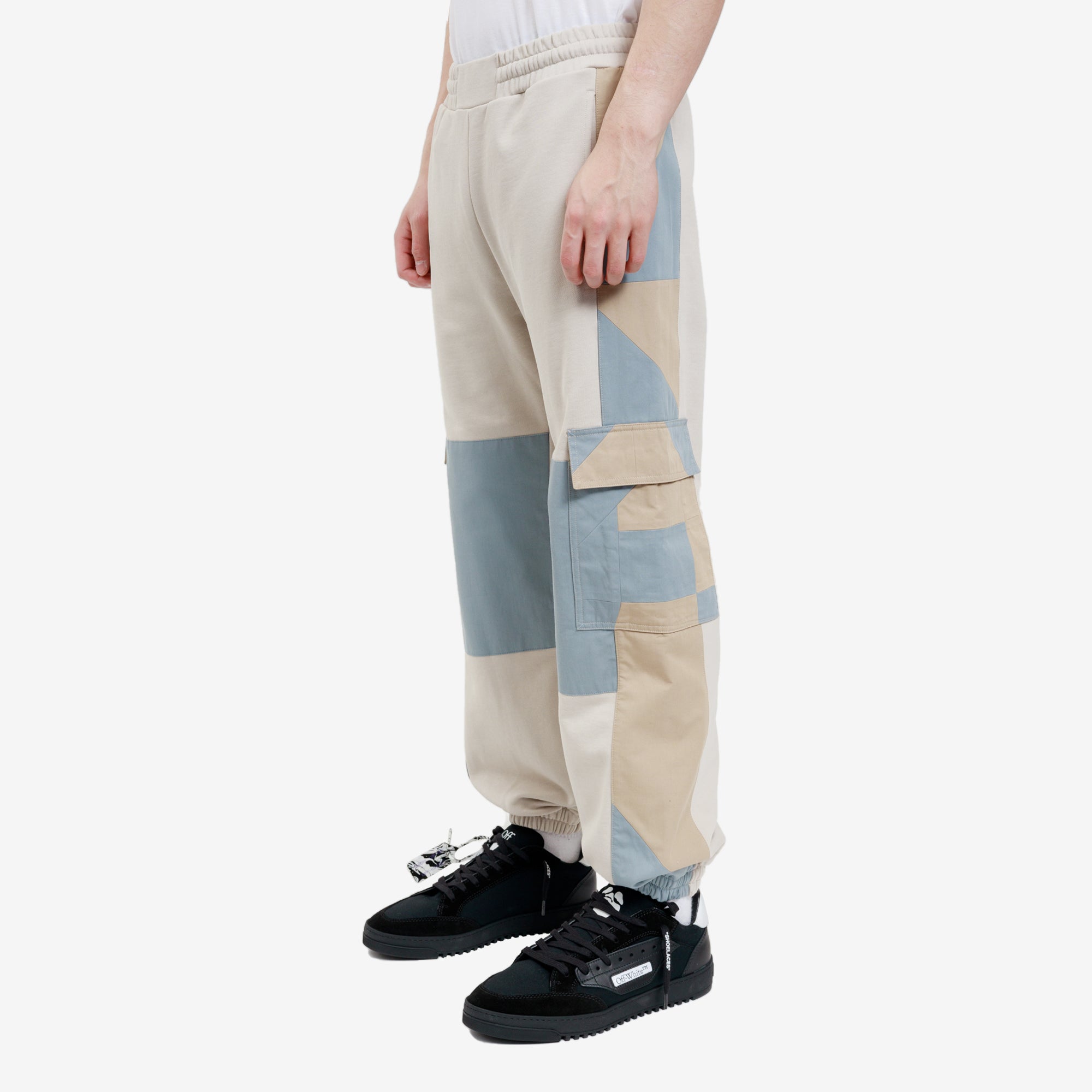 Alexander McQueen McQ Patchwork Sweatpants Bone - 3