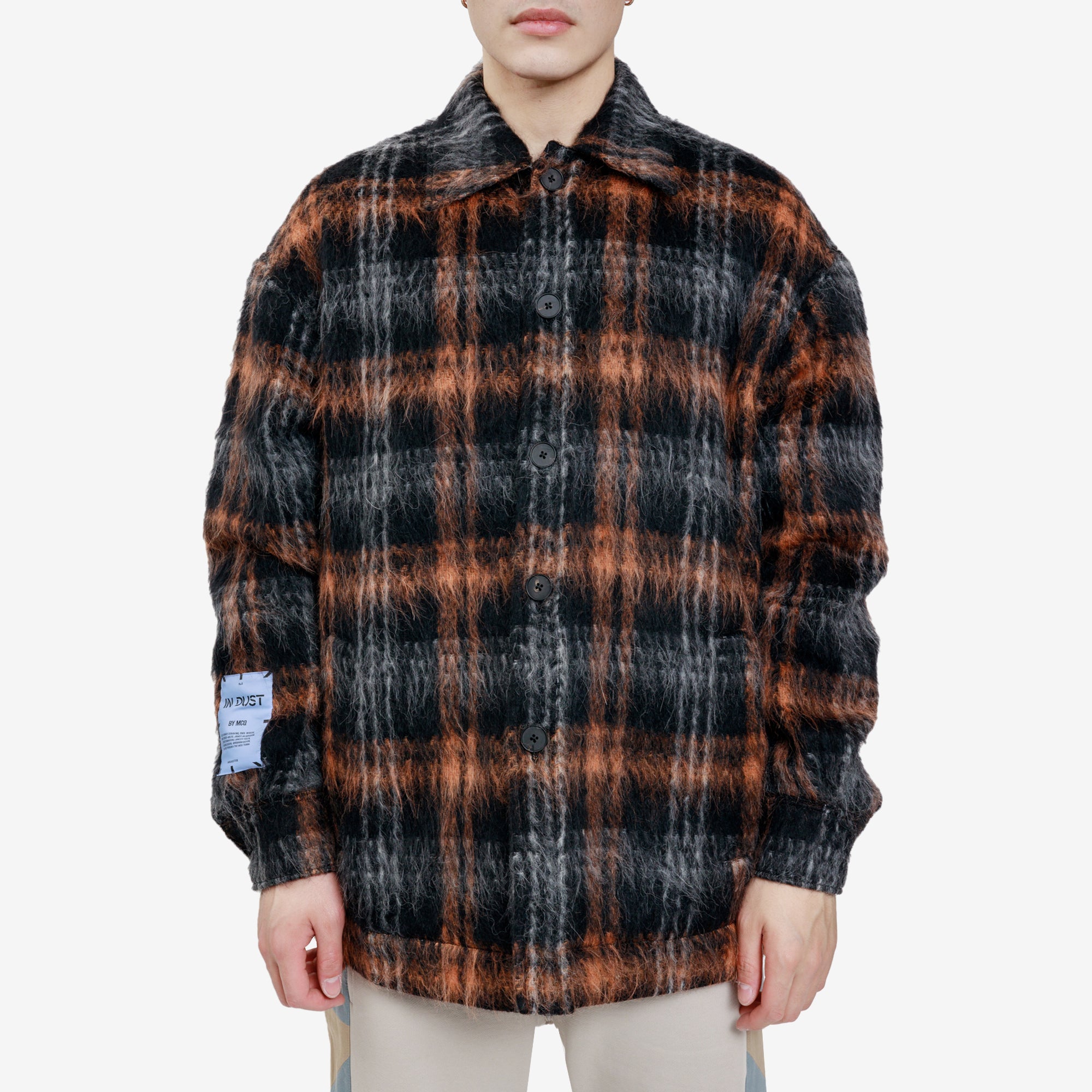 Alexander McQueen McQ Wool Check Overshirt Red - 1