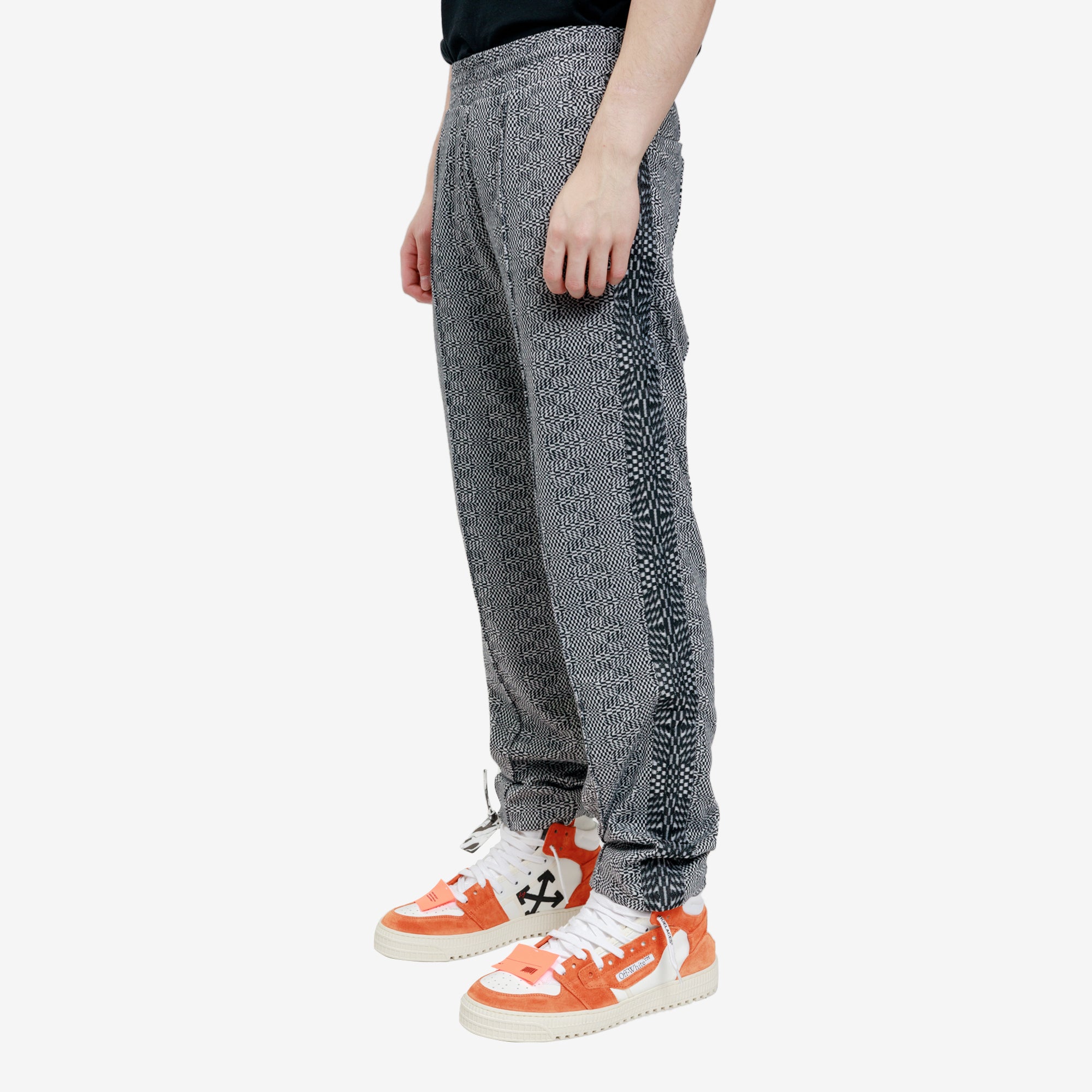 Alexander McQueen McQ Check Trousers Black - 3