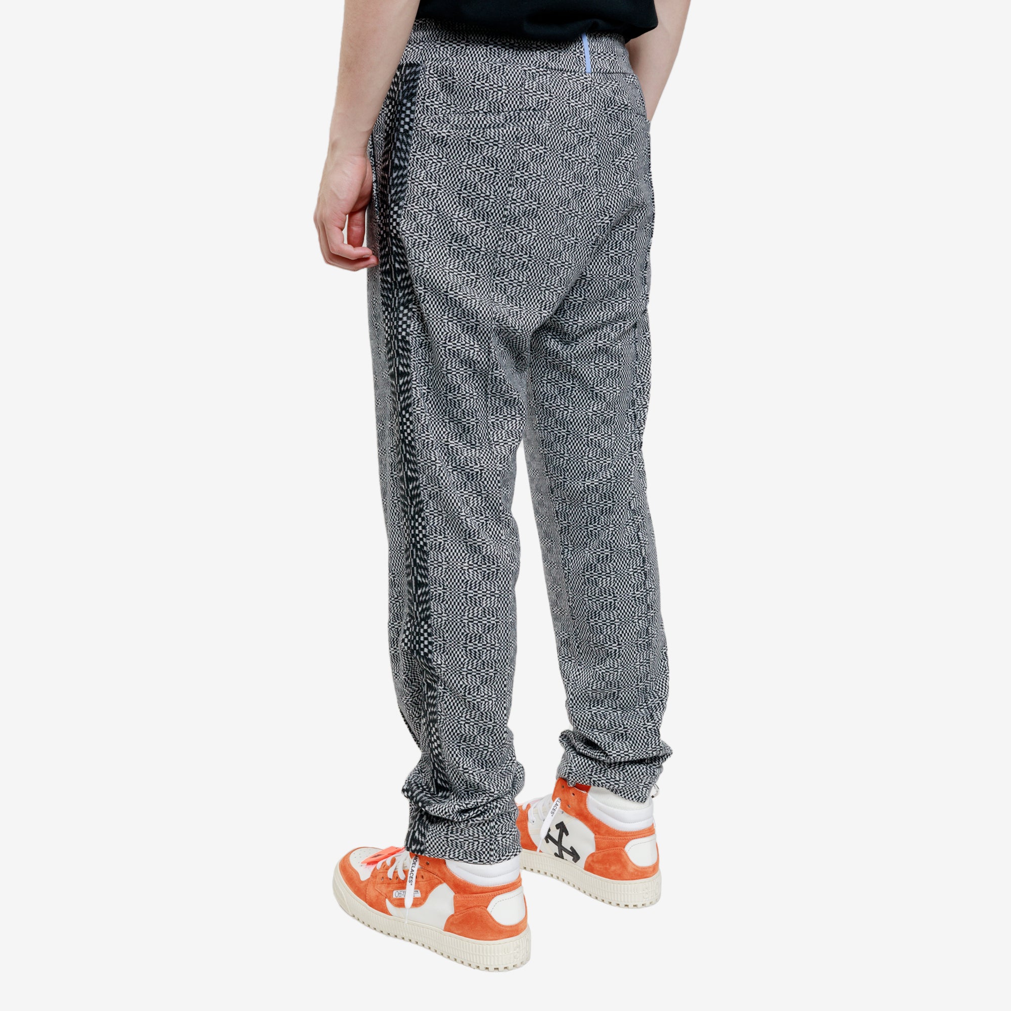 Alexander McQueen McQ Check Trousers Black - 4