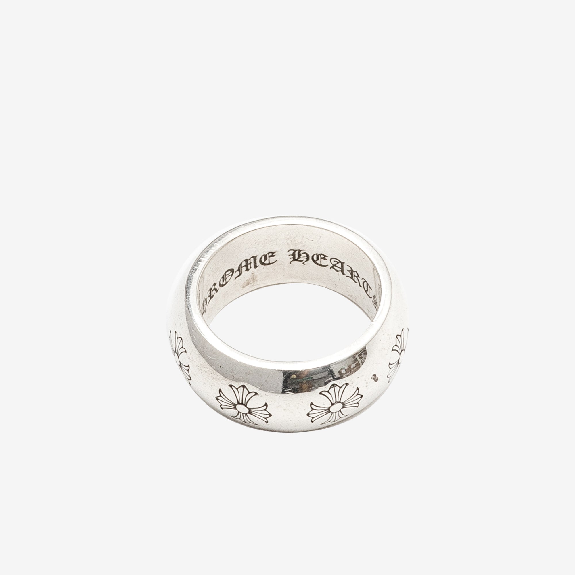 Chrome Hearts CH Plus Band Ring Silver - 3