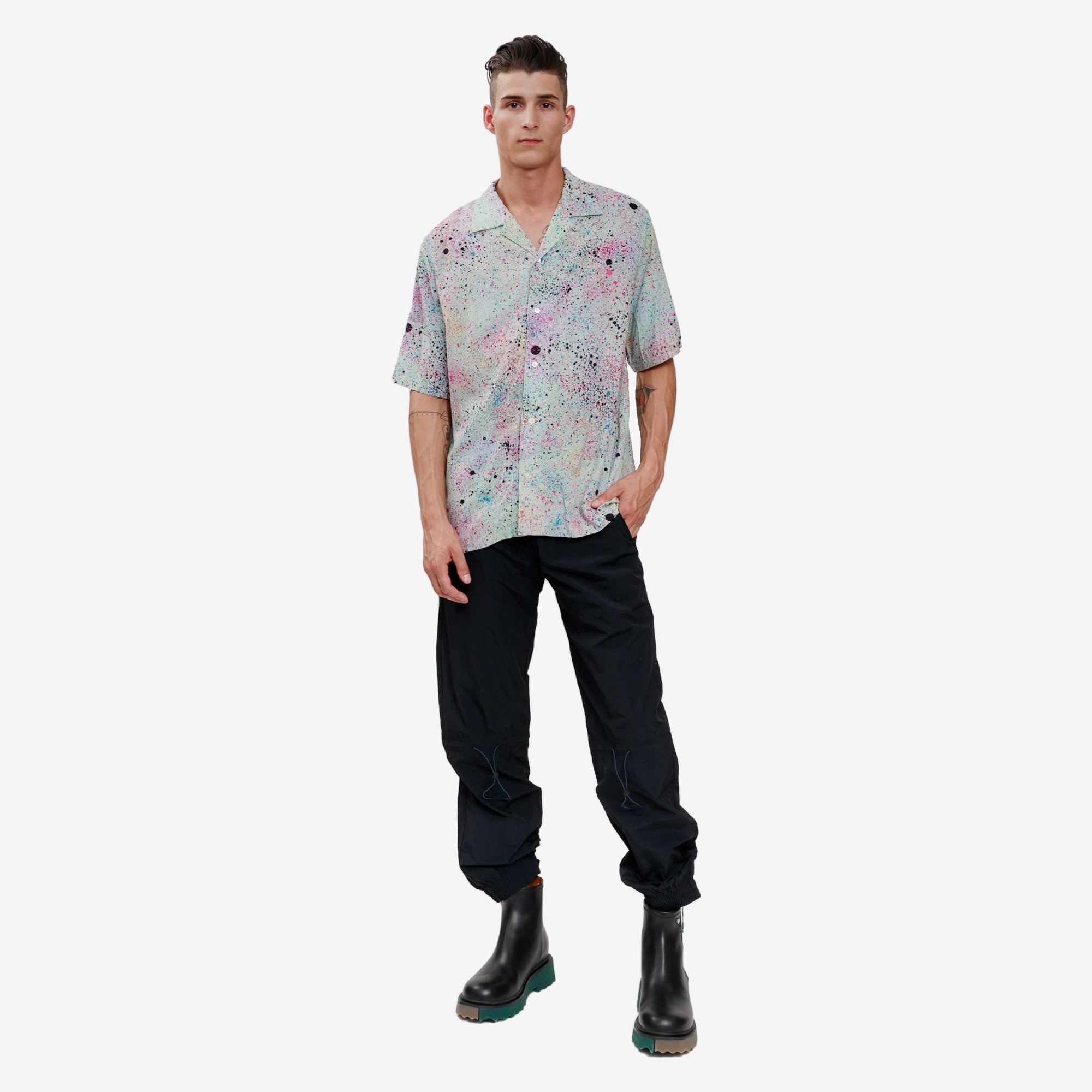 Alexander McQueen McQ Drawcord Modular Trackpants Black - 2